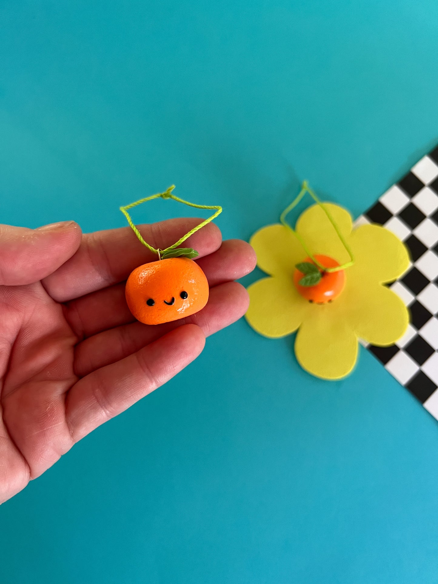Olivia | Orange Ornament