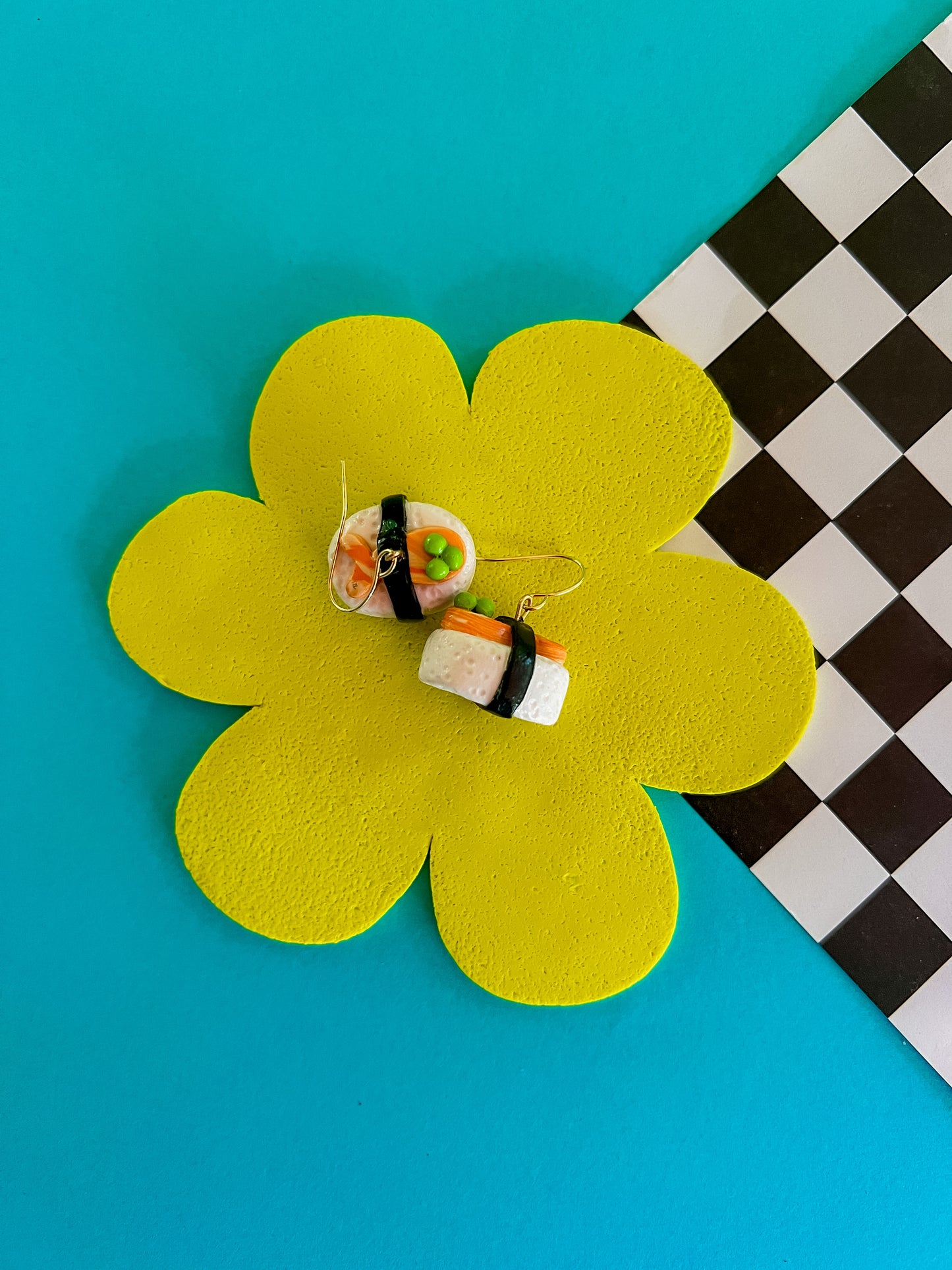 Kiko Sushi Earrings - Clay Sushi Earrings