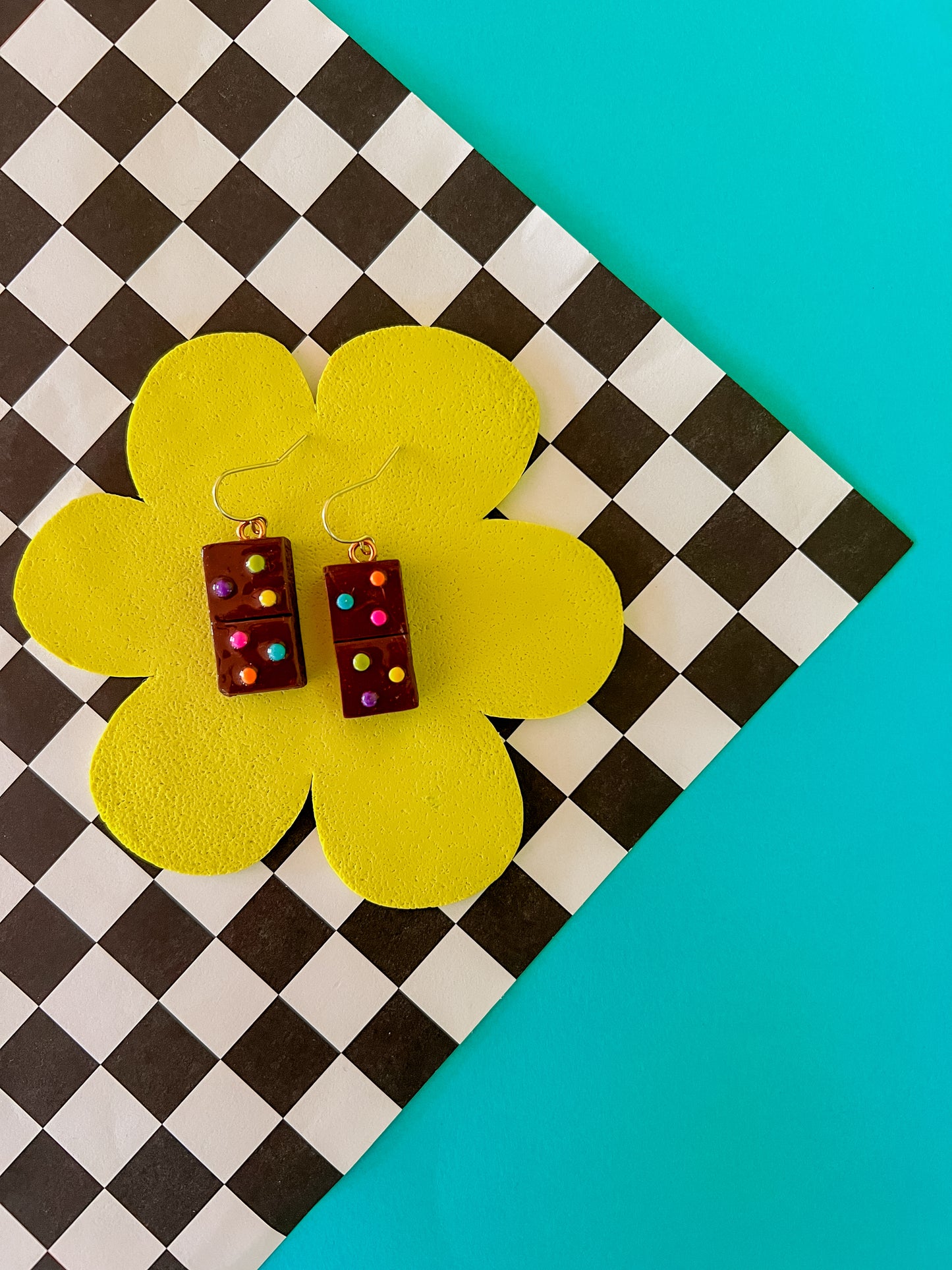 Cassie’s Cosmic Brownies - Clay Earrings