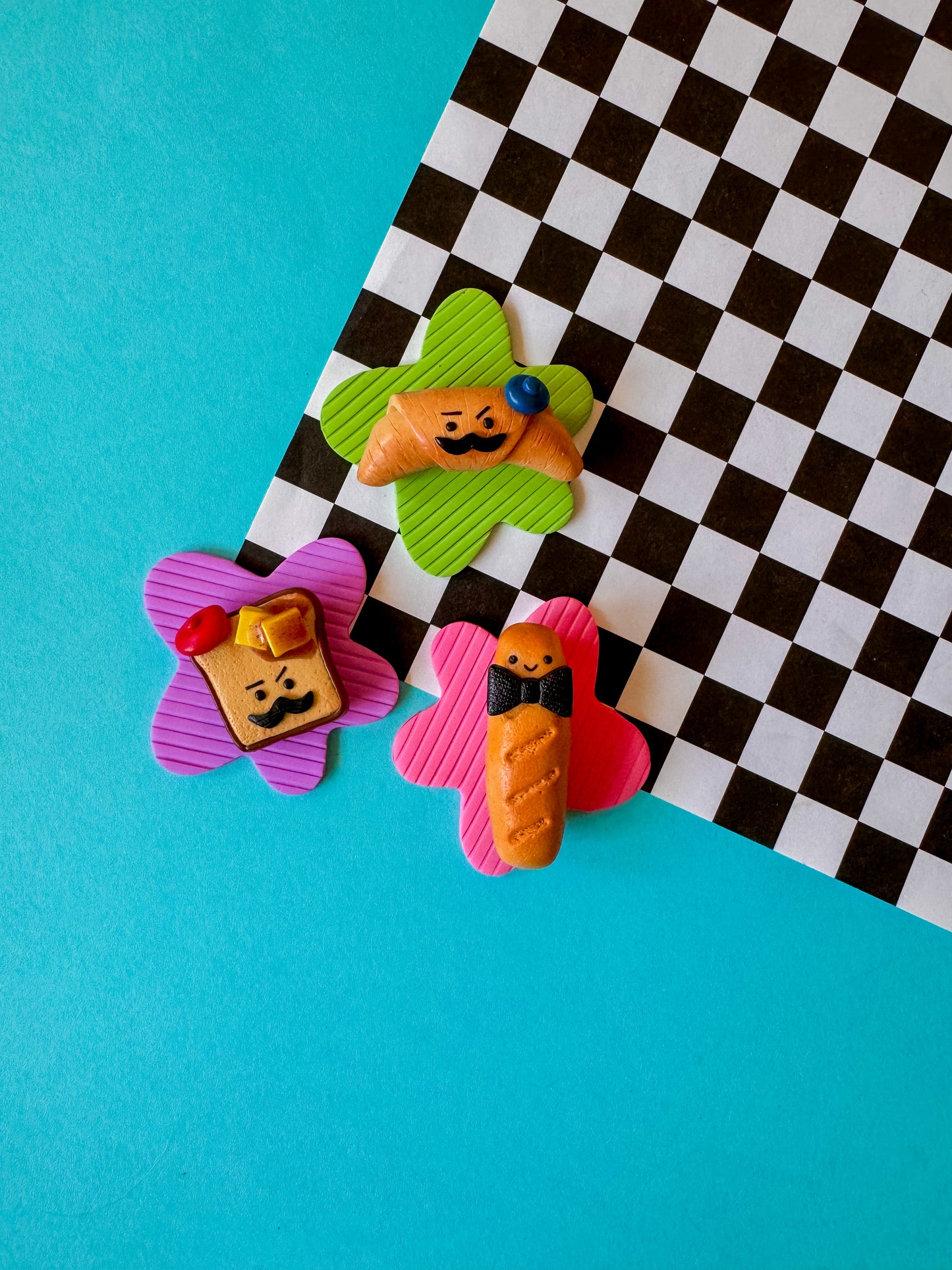 French Bros | Polymer Clay Magnet or Ornament