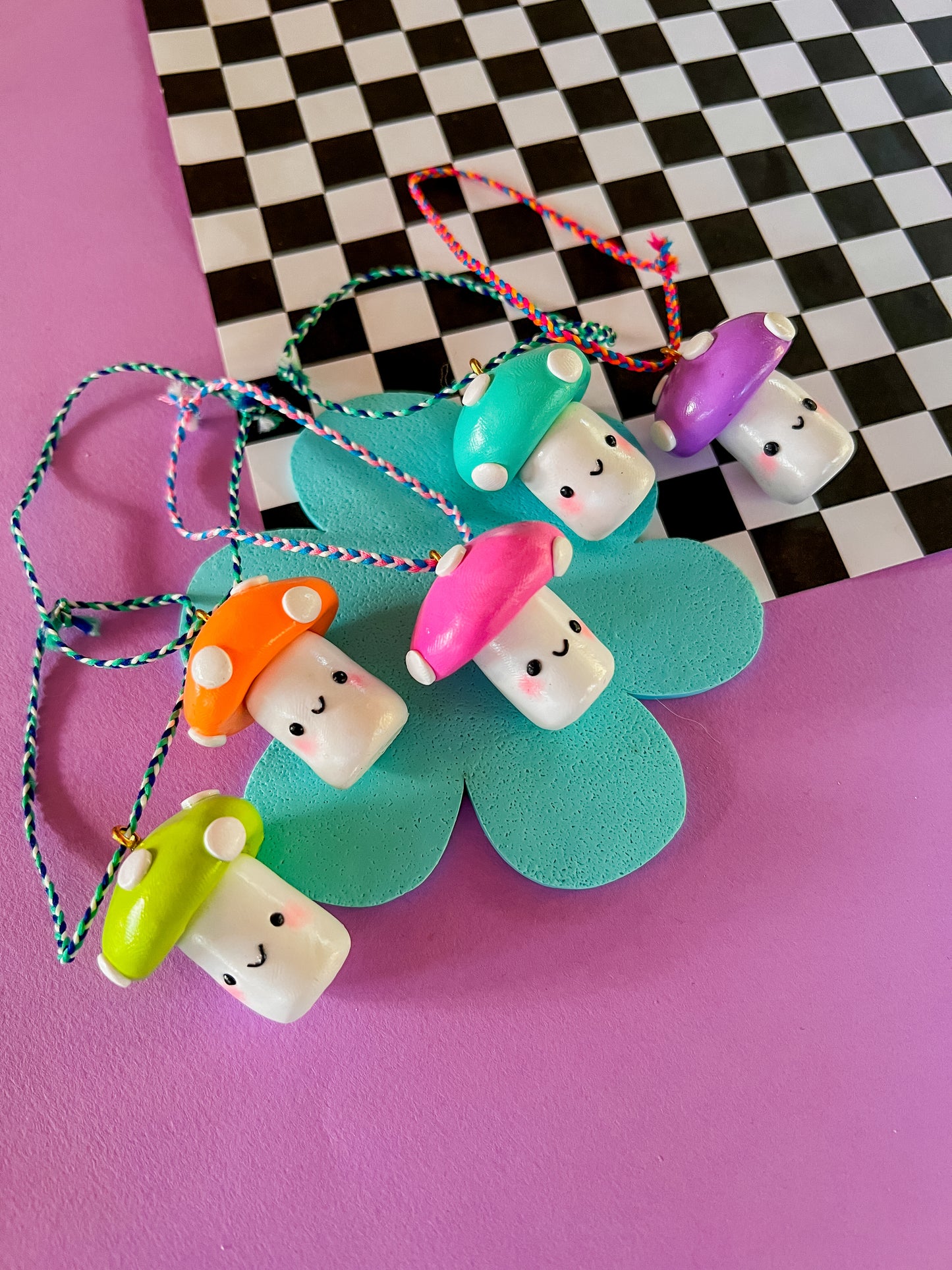 Colorful Mushrooms | Mushroom Ornament