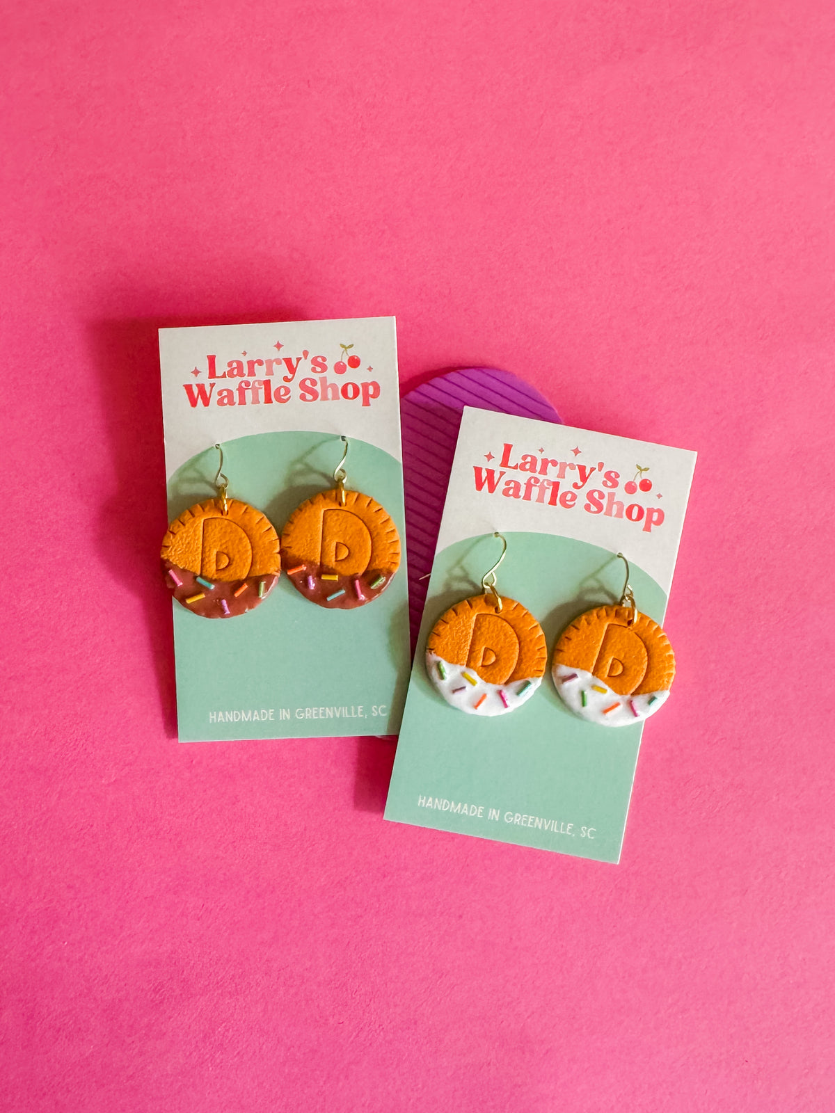 Dunkaroo Cookie Earrings | Polymer Clay Earrings
