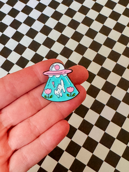 Cat UFO | Enamel Pin