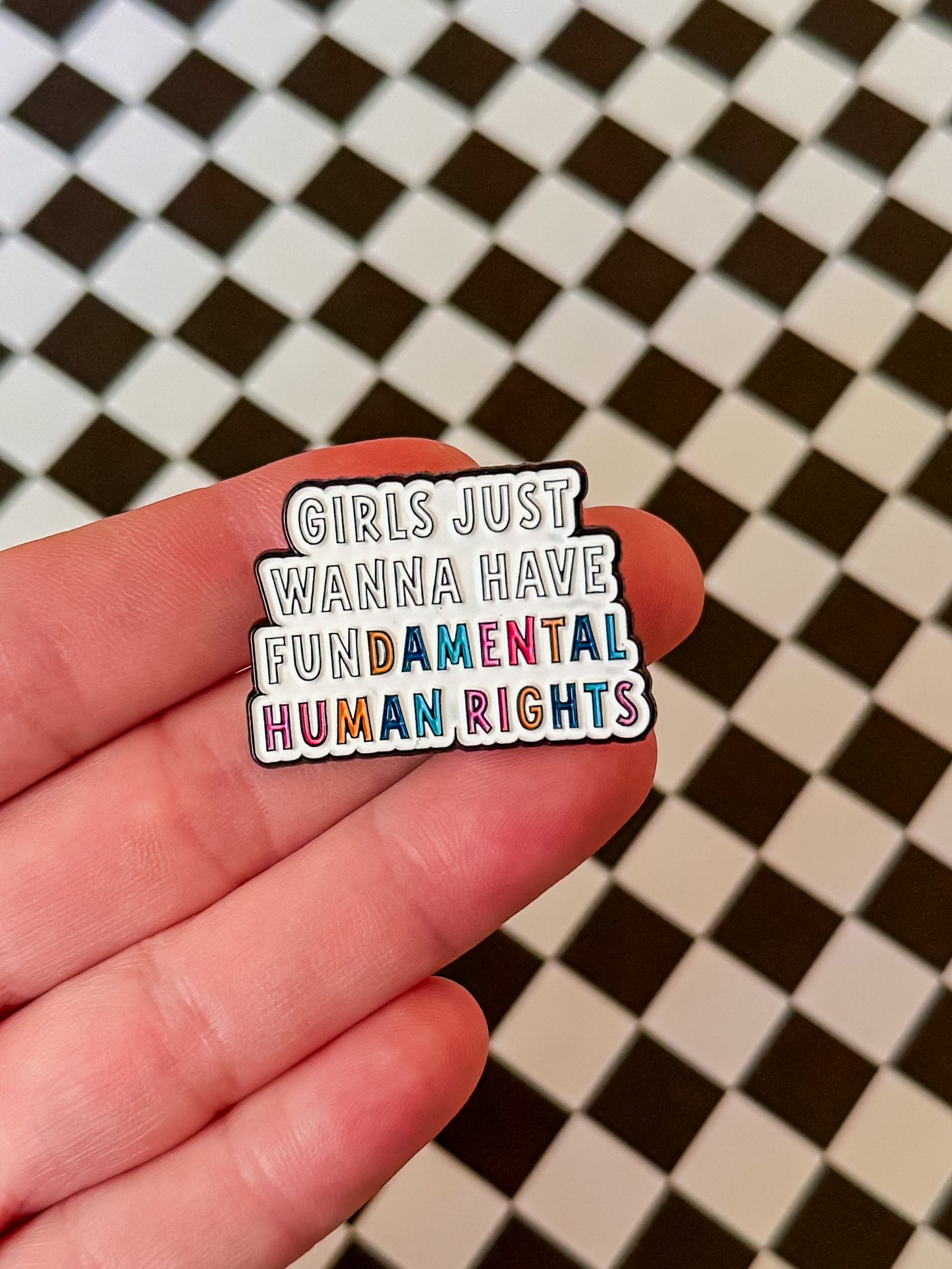 Fundamental Rights | Enamel Pin
