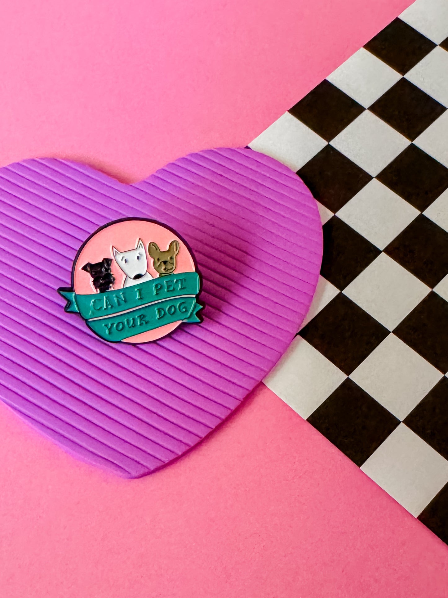 Can I Pet Your Dog Pin | Enamel Pin