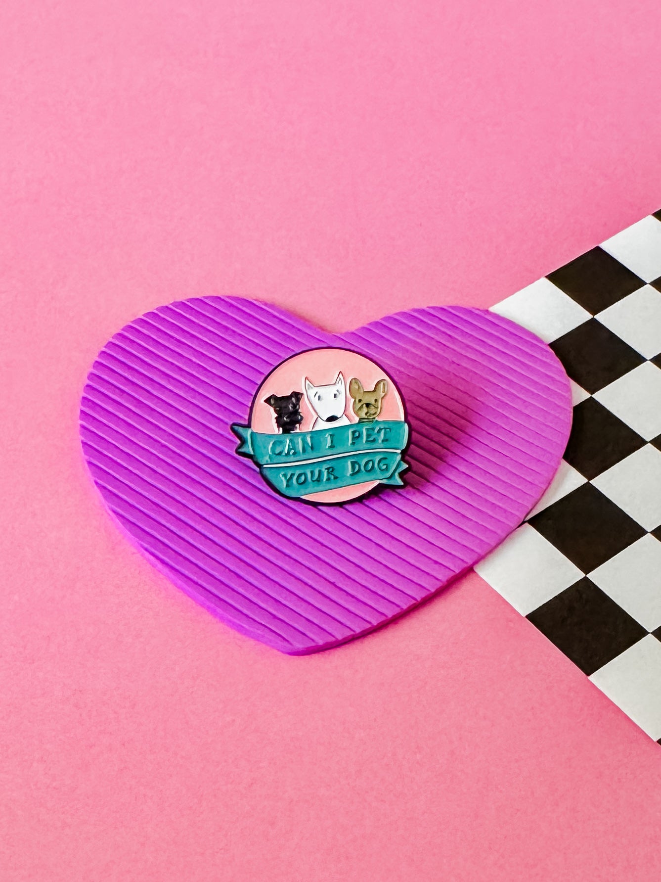 Can I Pet Your Dog Pin | Enamel Pin