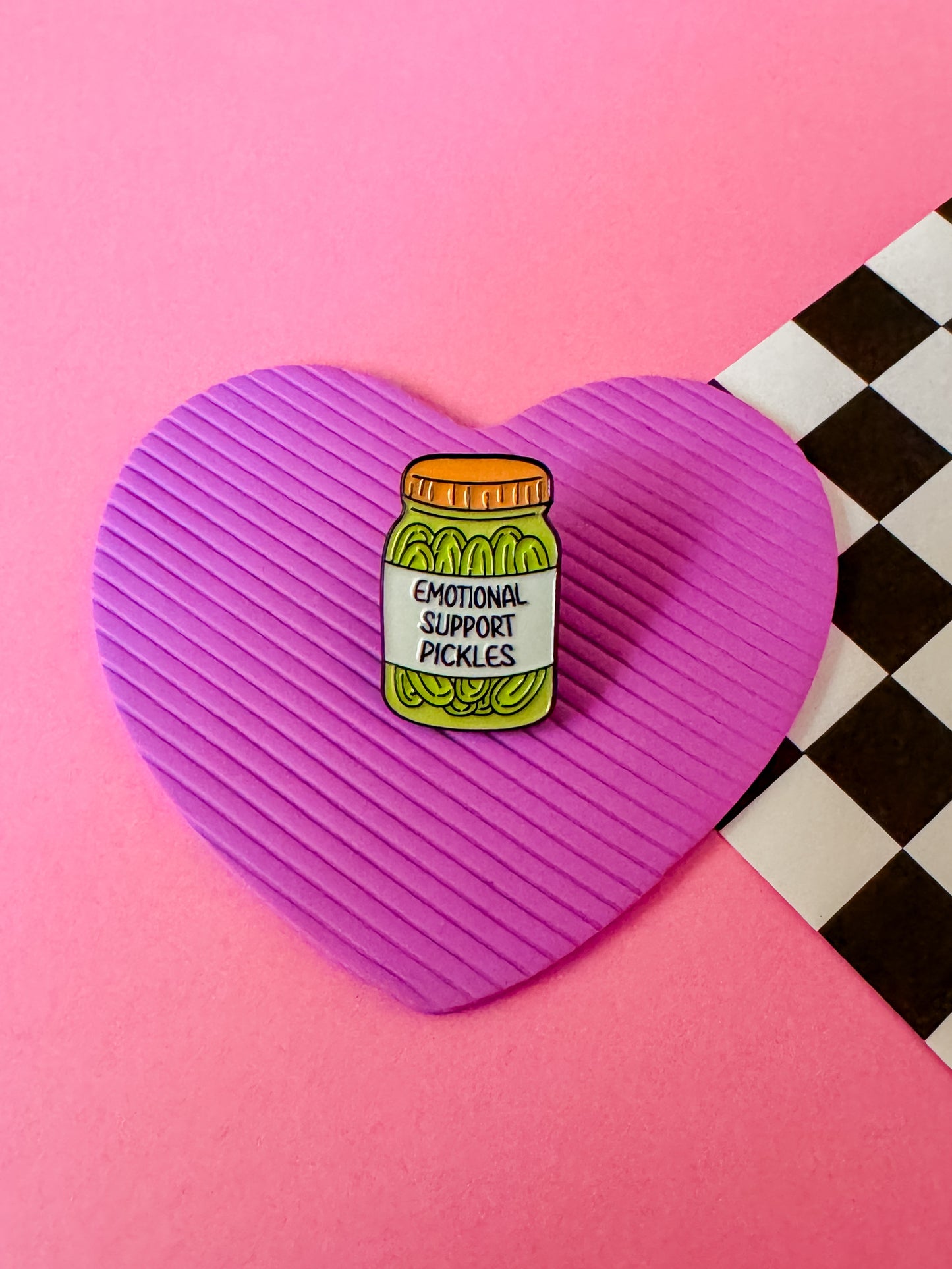 Emotional Support Pickles | Enamel Pin