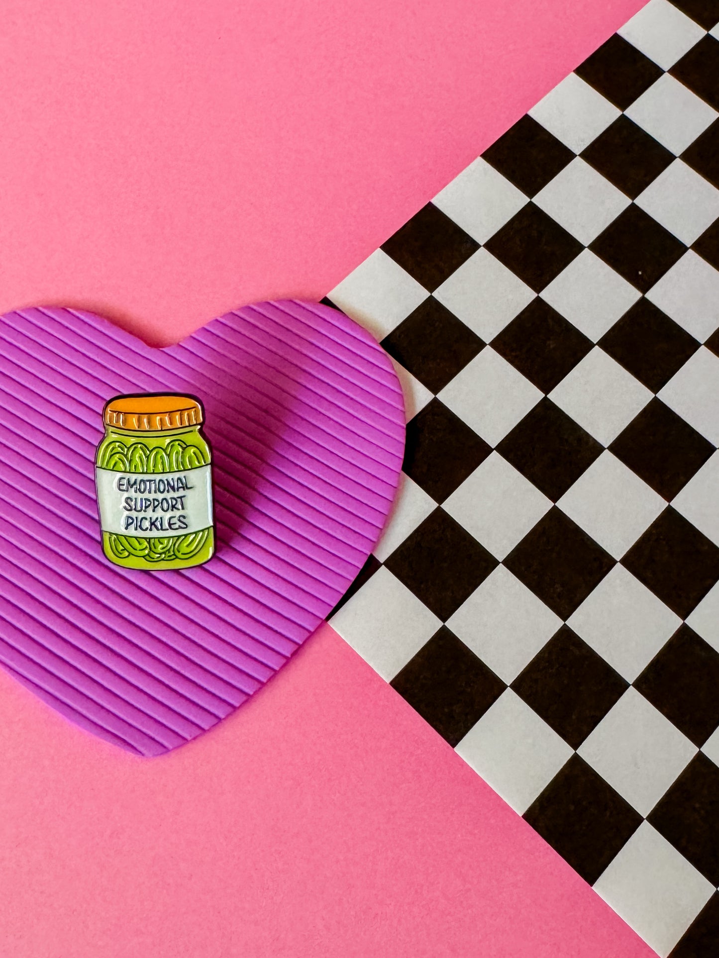 Emotional Support Pickles | Enamel Pin