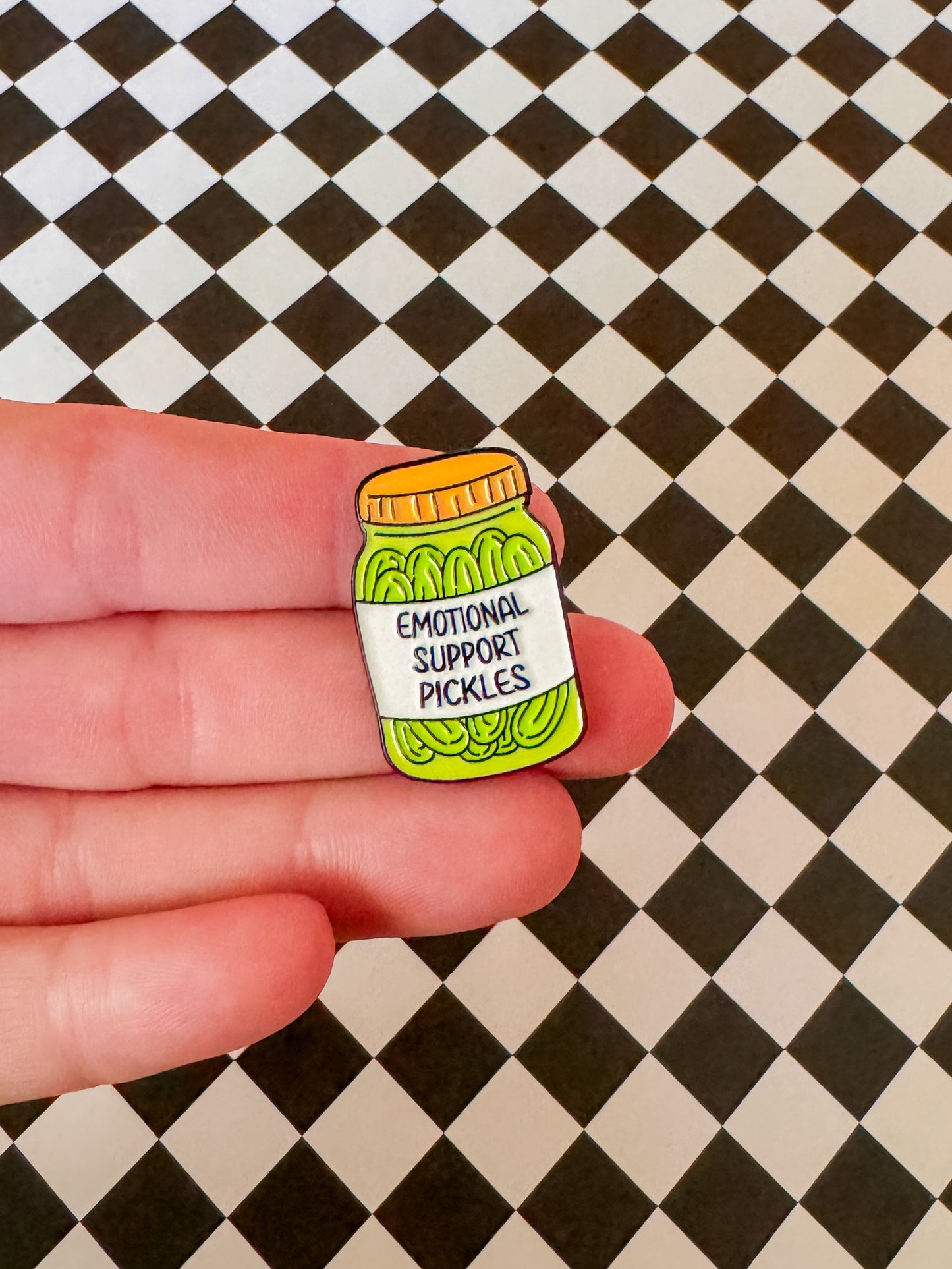 Emotional Support Pickles | Enamel Pin