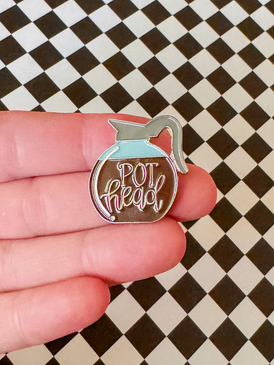 Pot Head | Enamel Pin