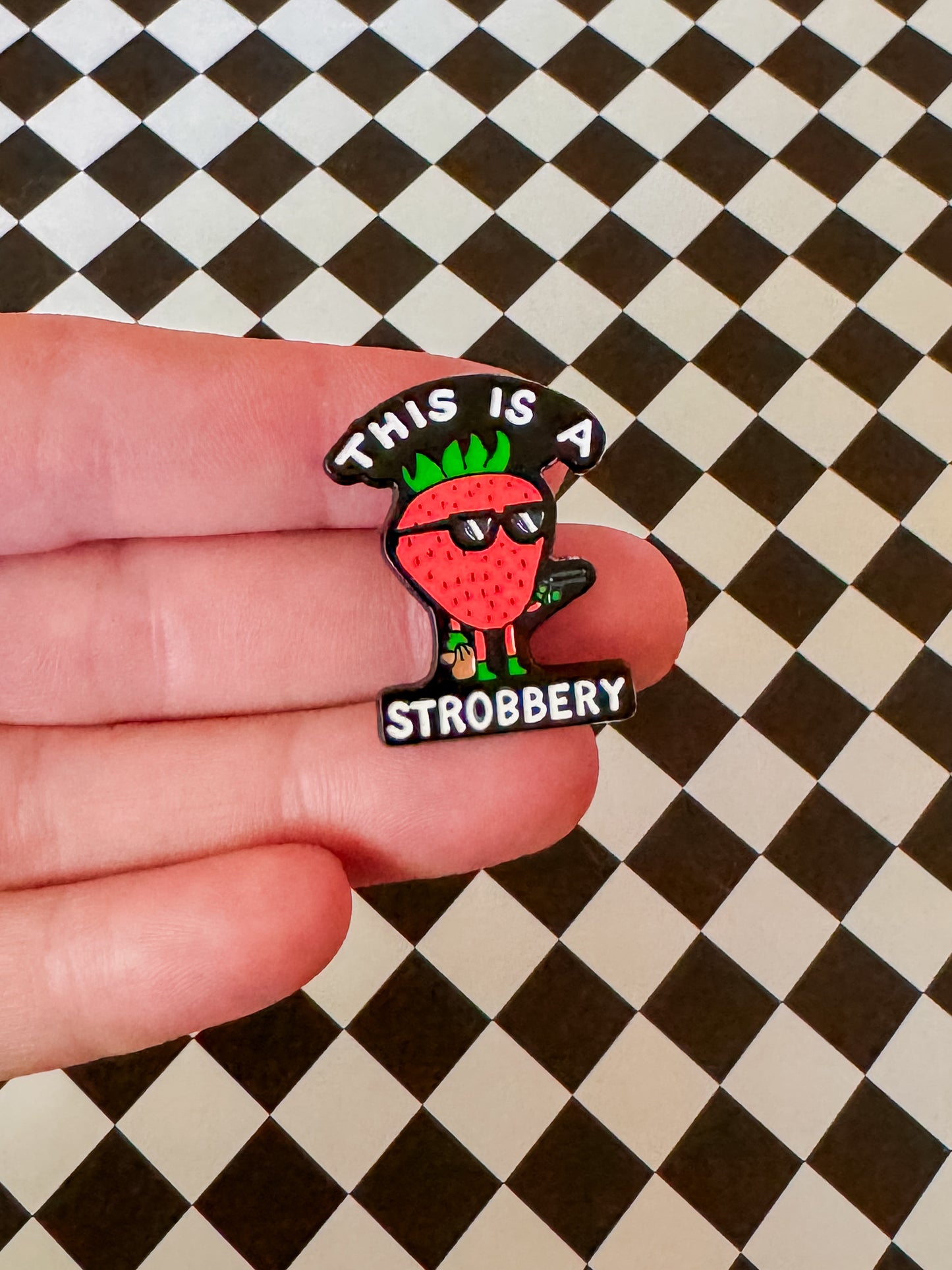 Strawberry Robbery | Enamel Pin