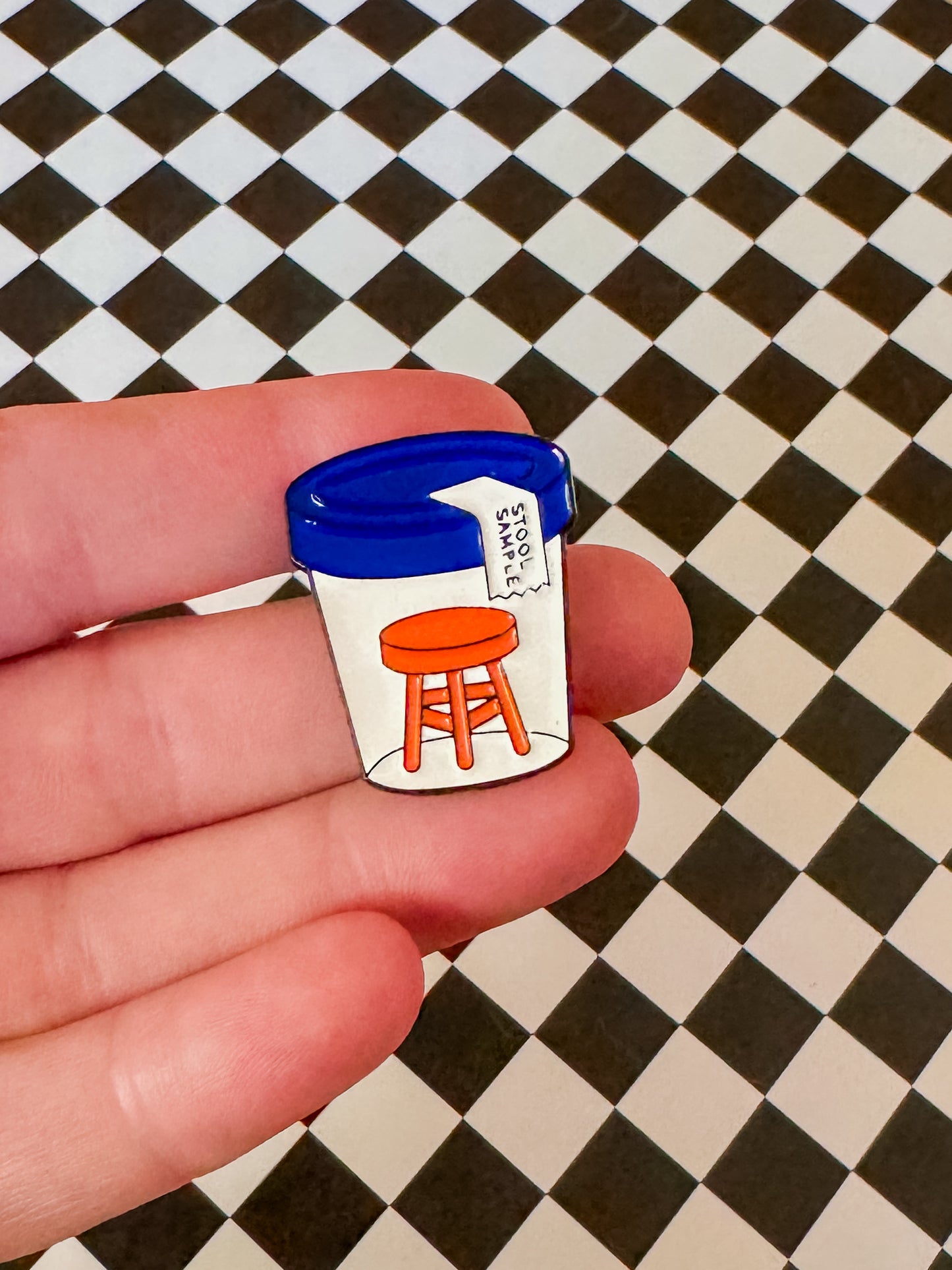 Stool Sample | Enamel Pin