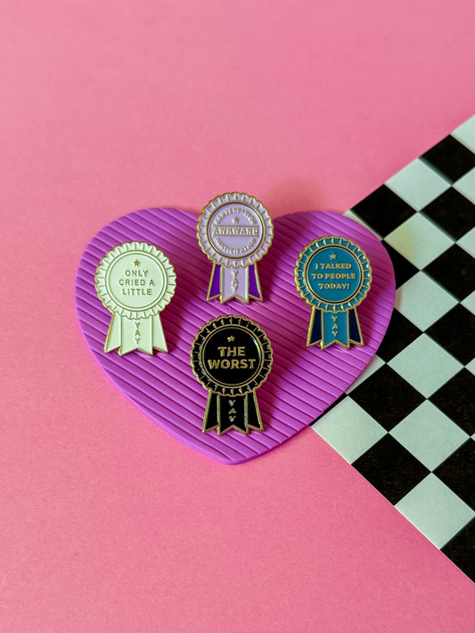 Ribbon Pins | Enamel Pin