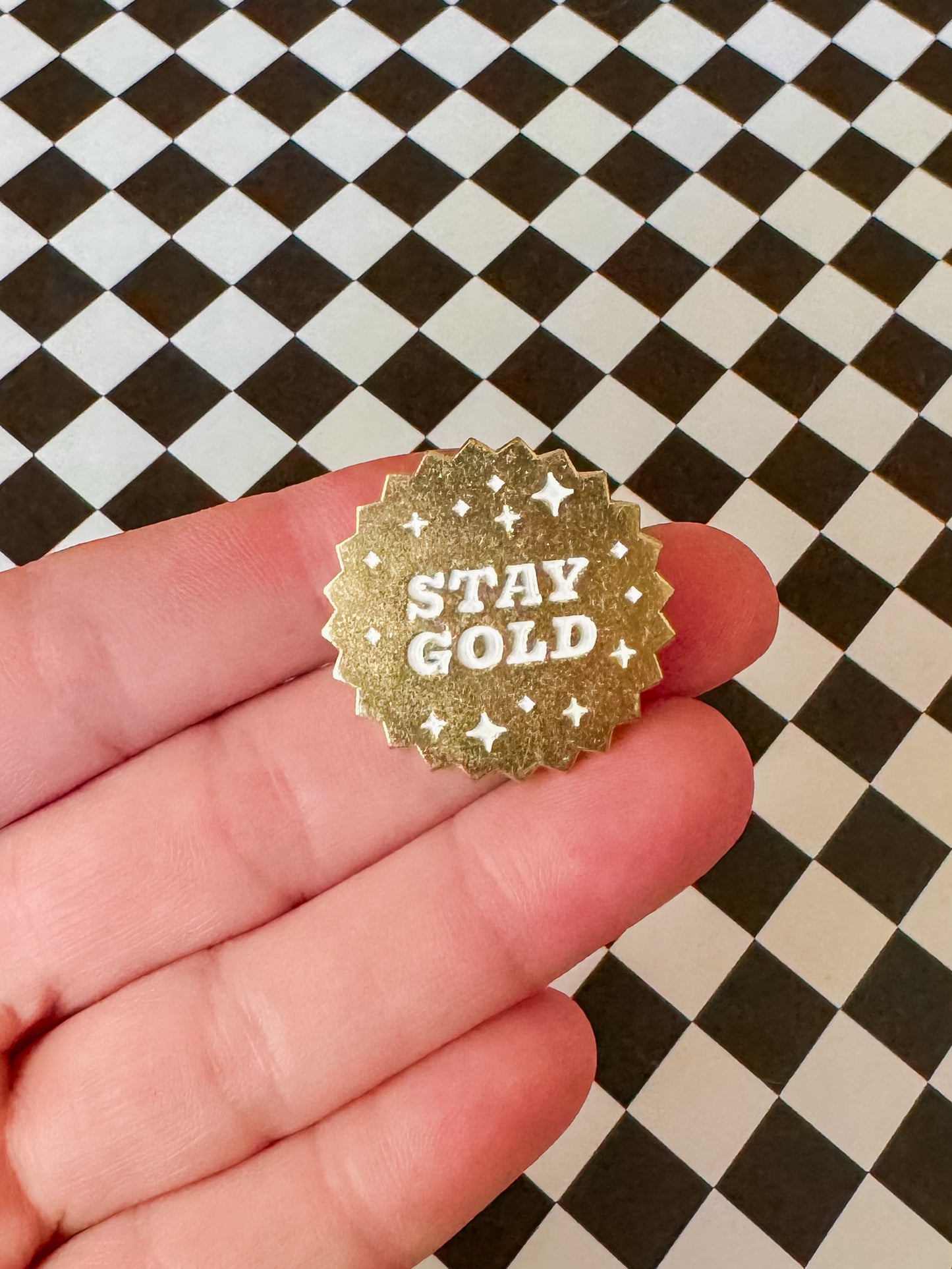 Stay Gold | Enamel Pin