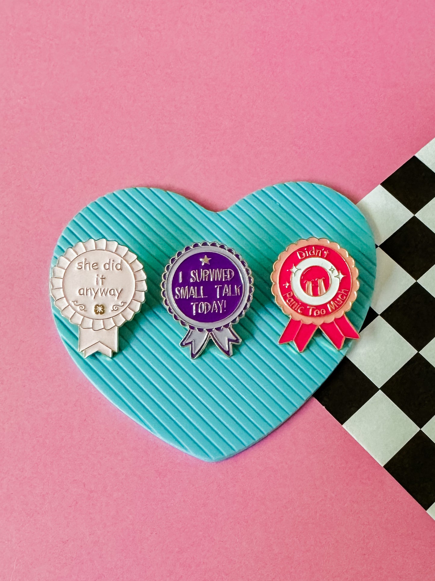 Ribbon Pins | Enamel Pin