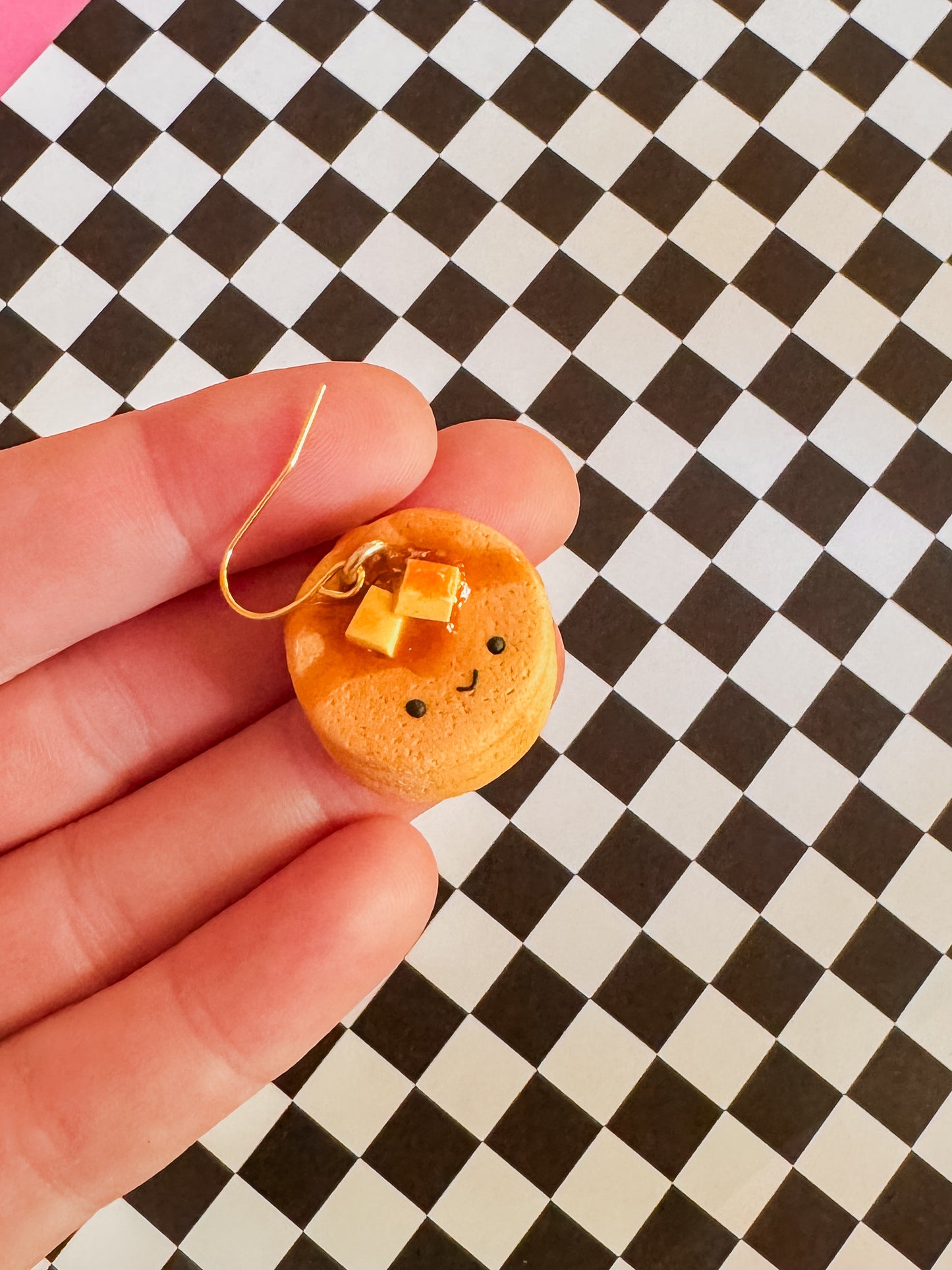 Poppy Pancake | Polymer Clay Earrings