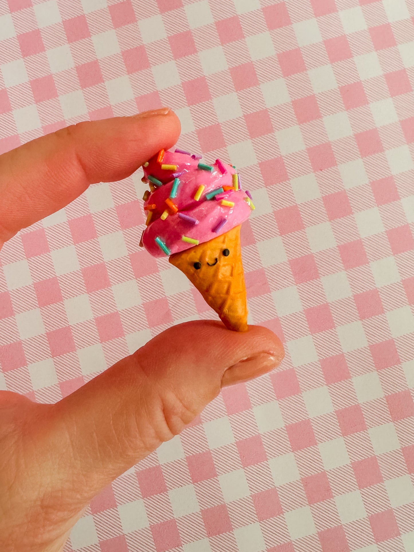 Izzie | Ice Cream Cone Ornament