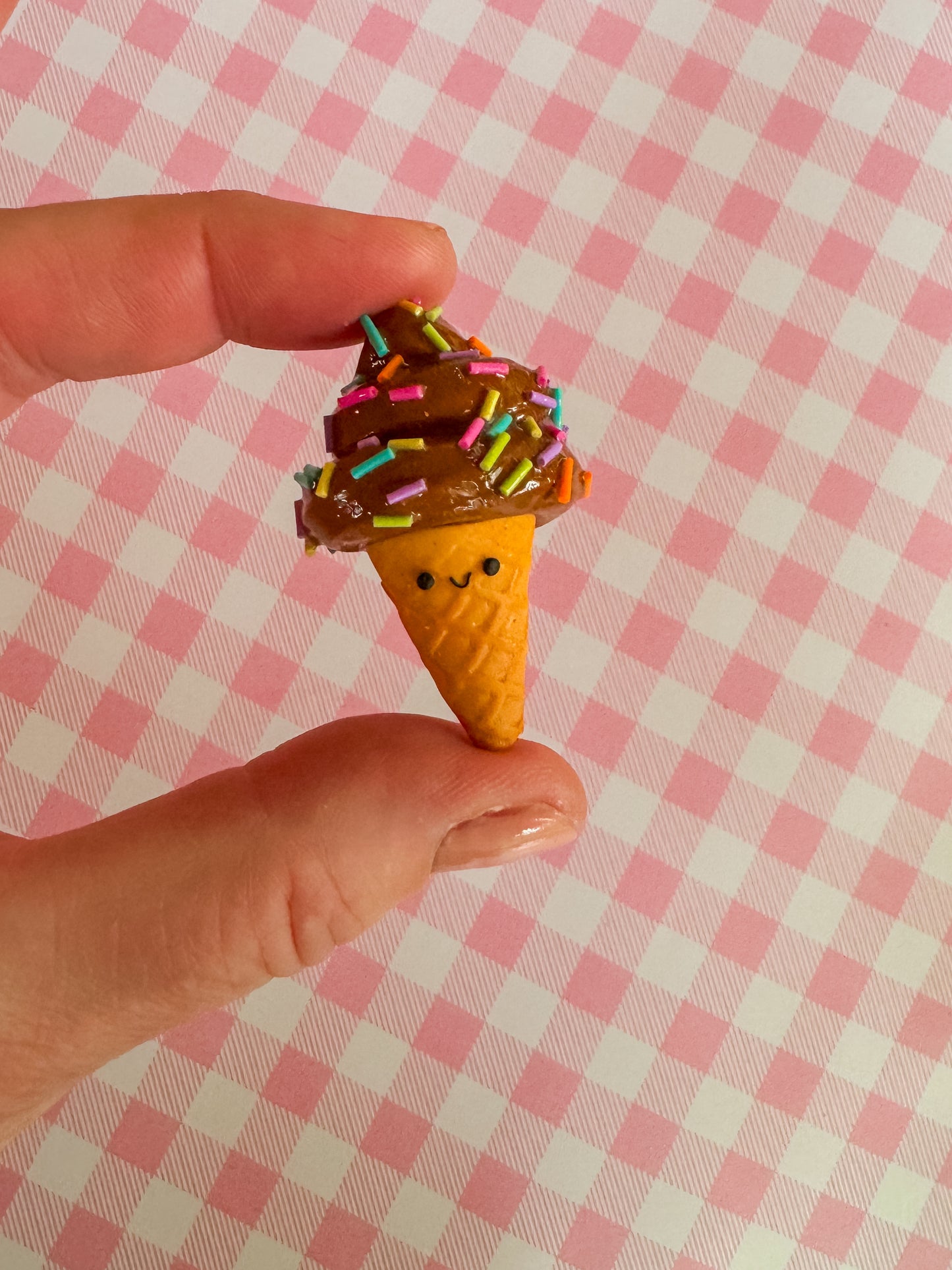 Izzie | Ice Cream Cone Ornament