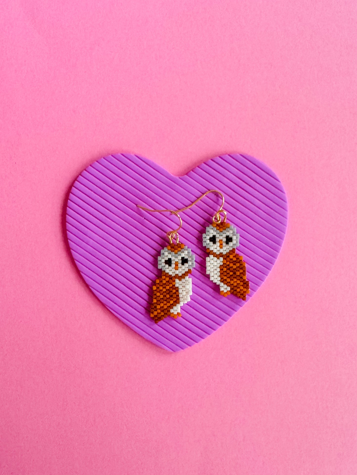 Owl Capone | Beaded Earrings