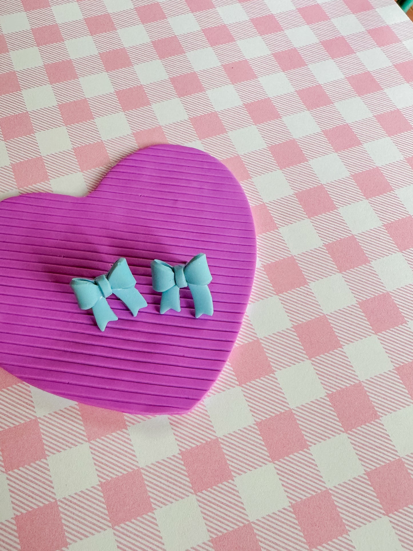 Baby Billie Bow Earrings | Polymer Clay Earrings