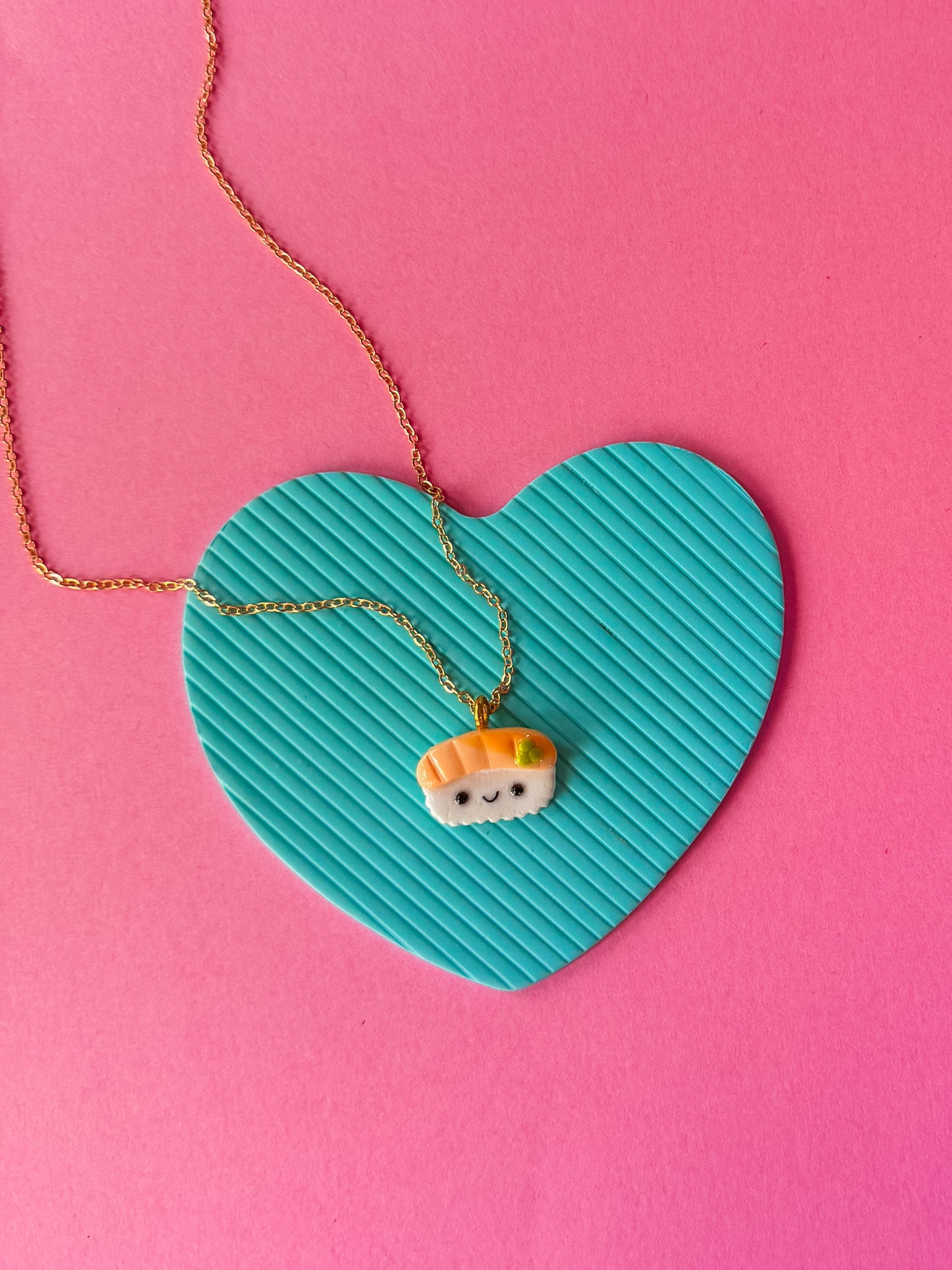 Sushi Charm Necklace | Clay Charm Necklace