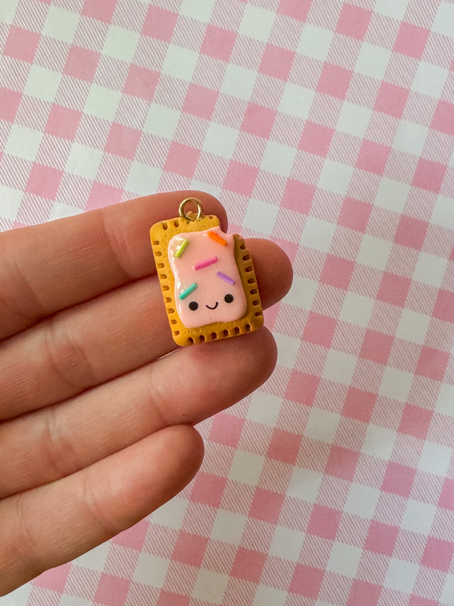 Pop Tart Charm Necklaces | Clay Charm Necklace