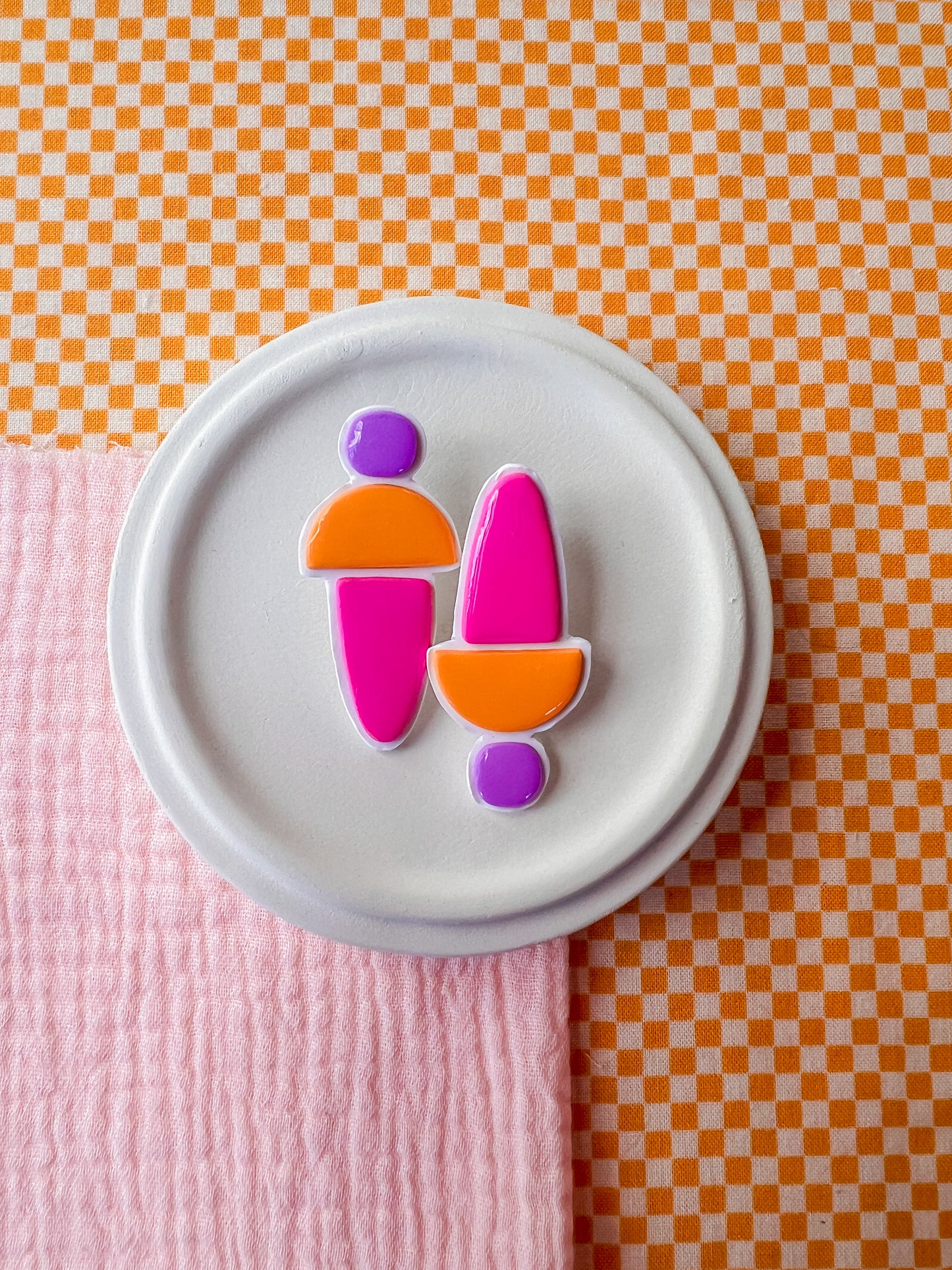 Marty | Polymer Clay Earrings