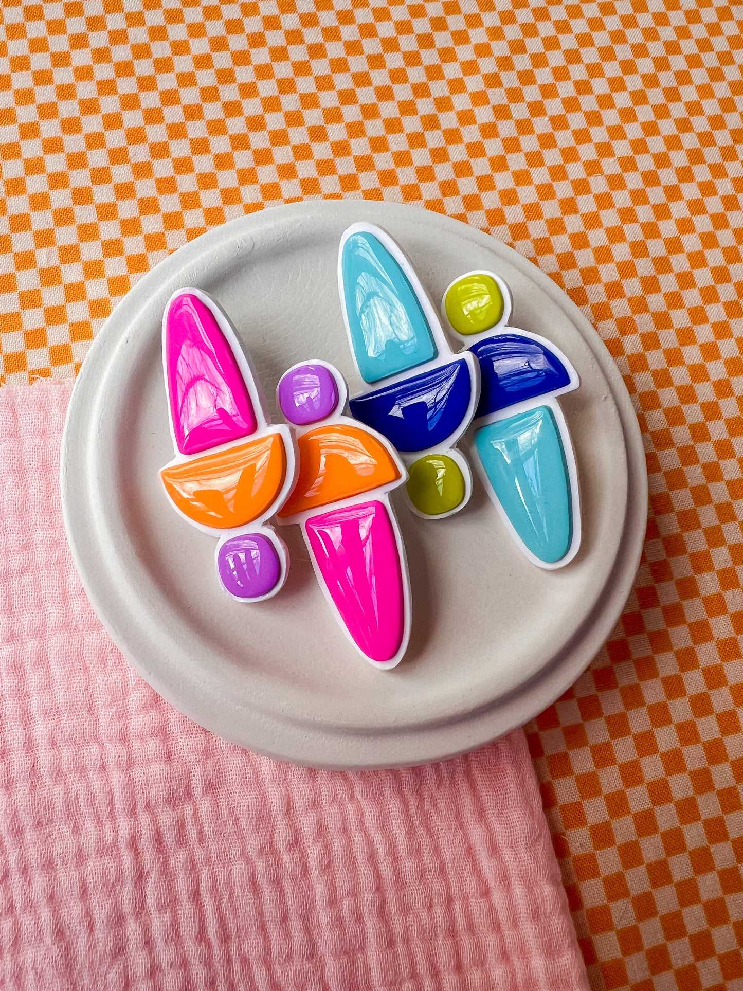 Marty | Polymer Clay Earrings