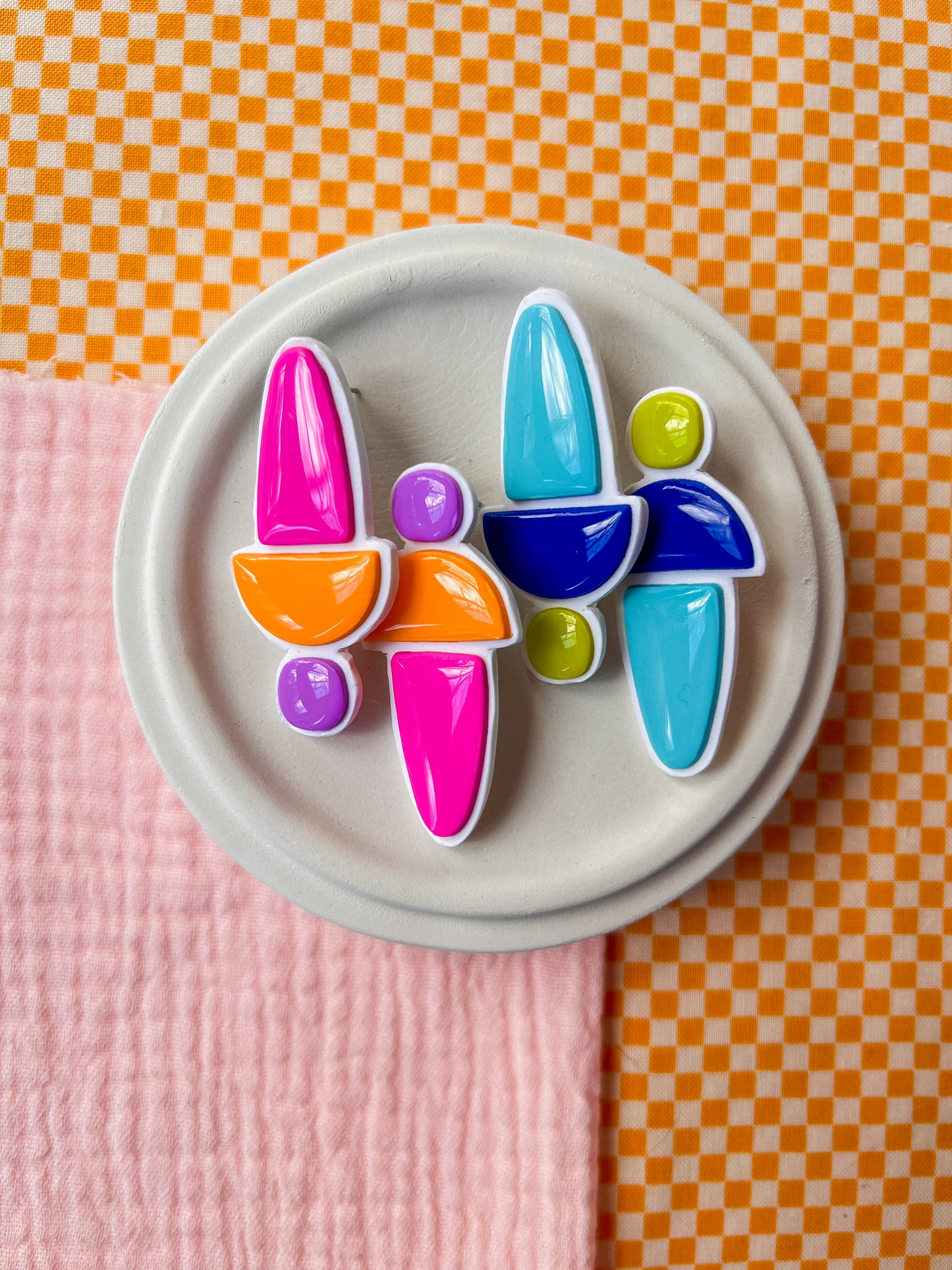 Marty | Polymer Clay Earrings