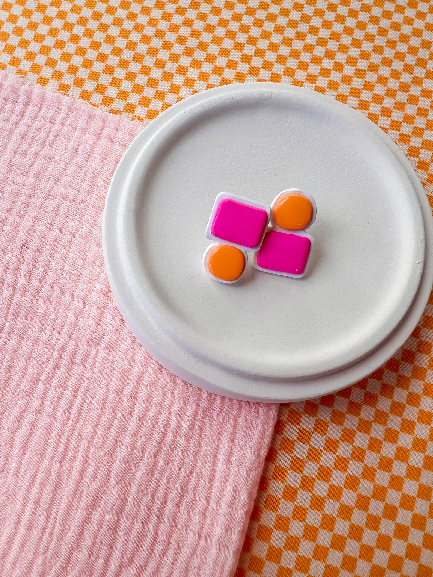 Marty Studs | Polymer Clay Earrings