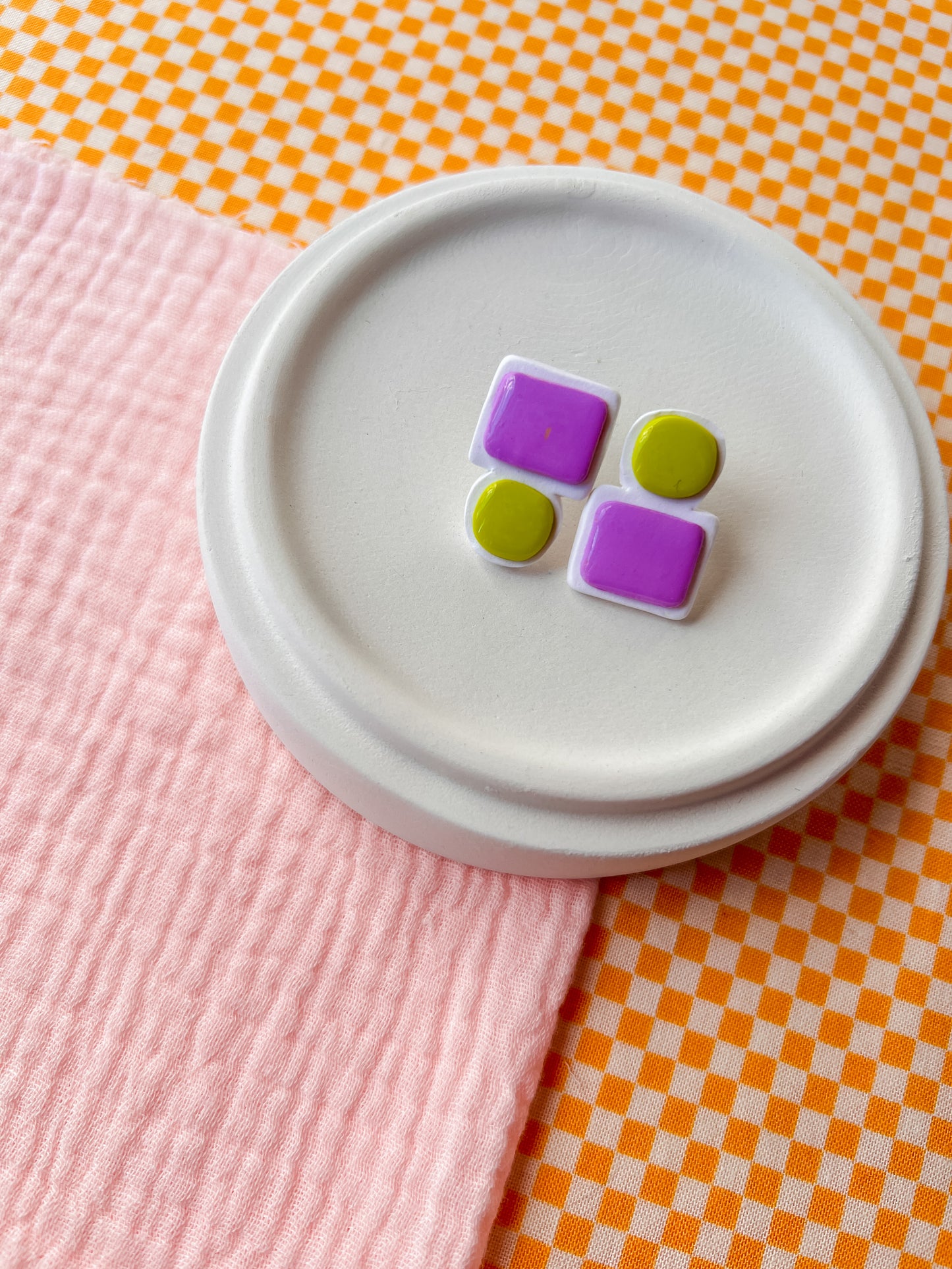 Marty Studs | Polymer Clay Earrings
