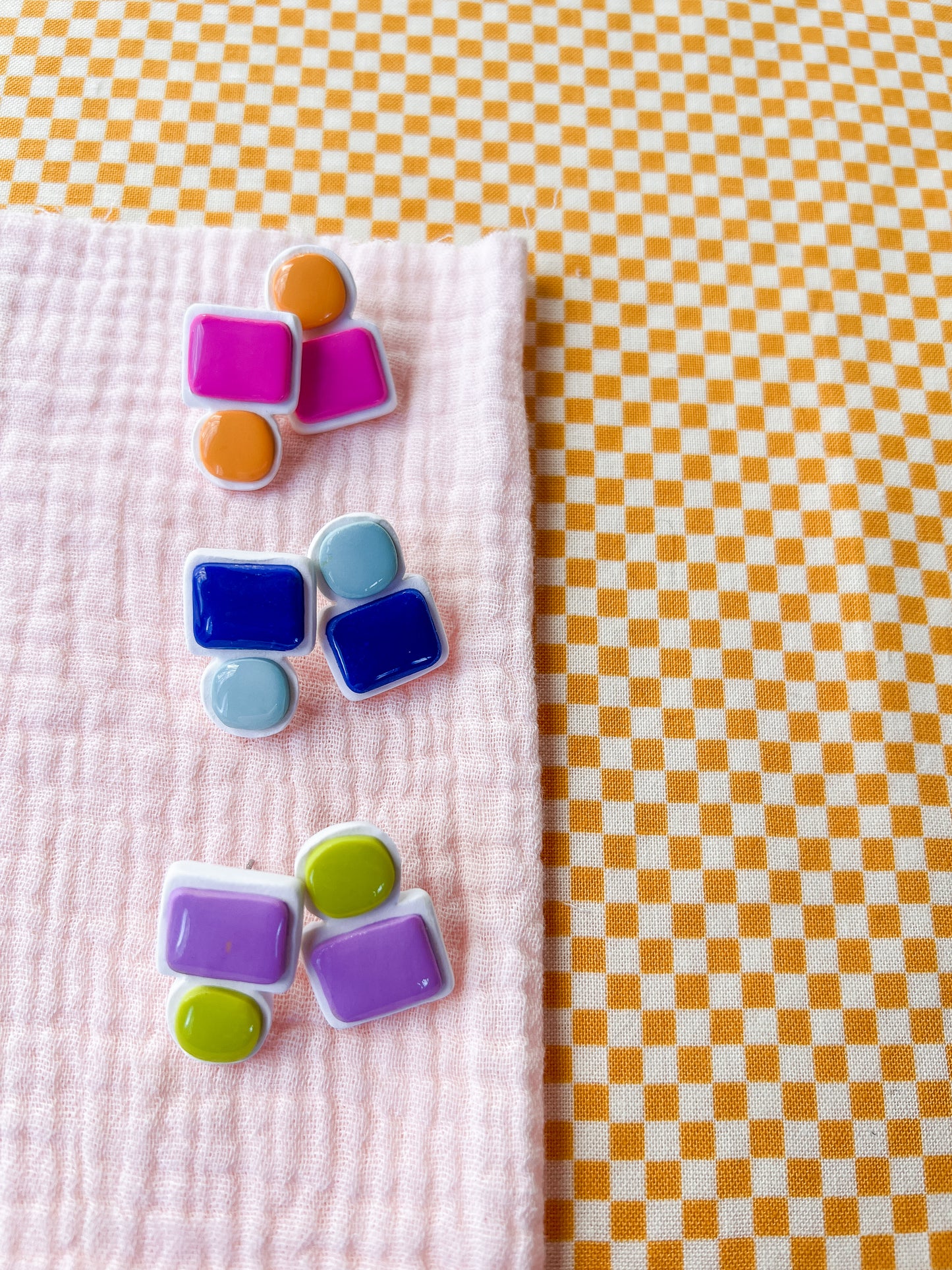 Marty Studs | Polymer Clay Earrings