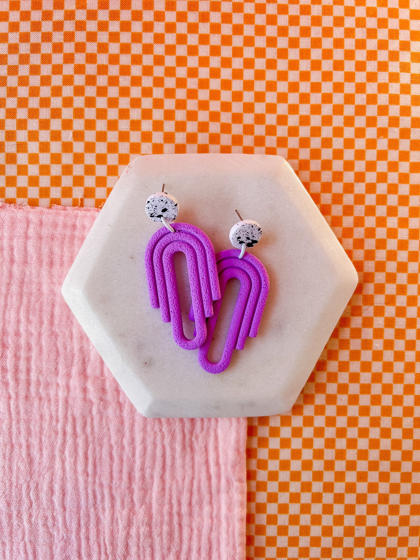 Cathedral | Clay Earrings