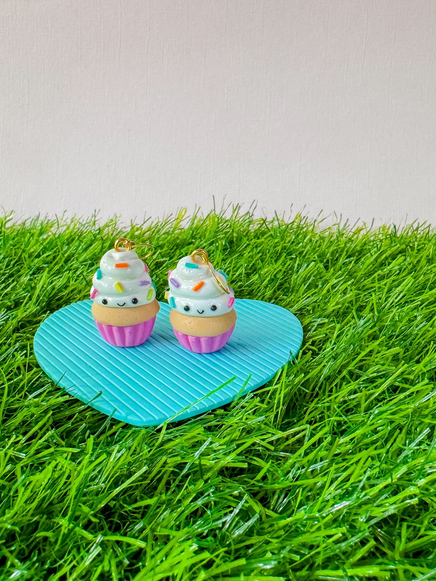 Cassie Cupcake | Polymer Clay Earrings