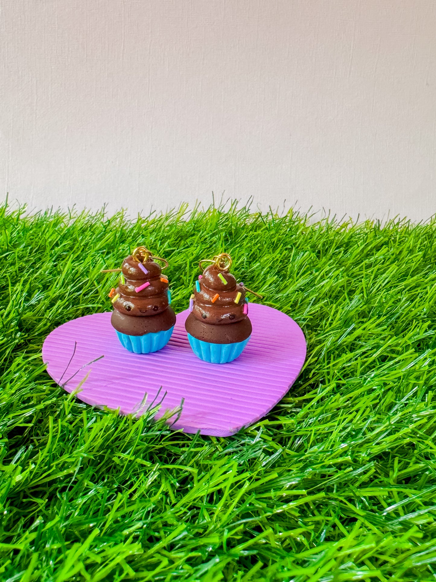 Cassie Cupcake | Polymer Clay Earrings