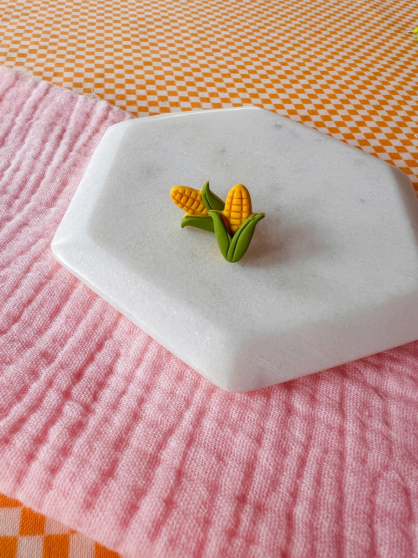 Veggie Studs | Clay Earrings