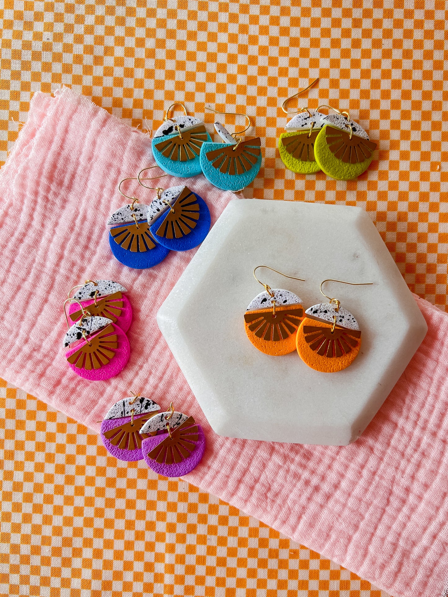 Luna | Polymer Clay Earrings