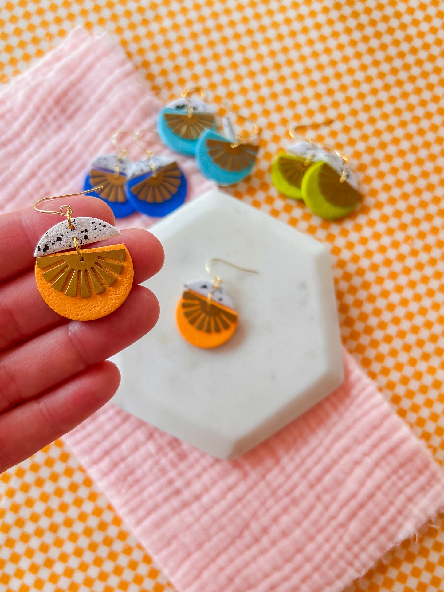 Luna | Polymer Clay Earrings