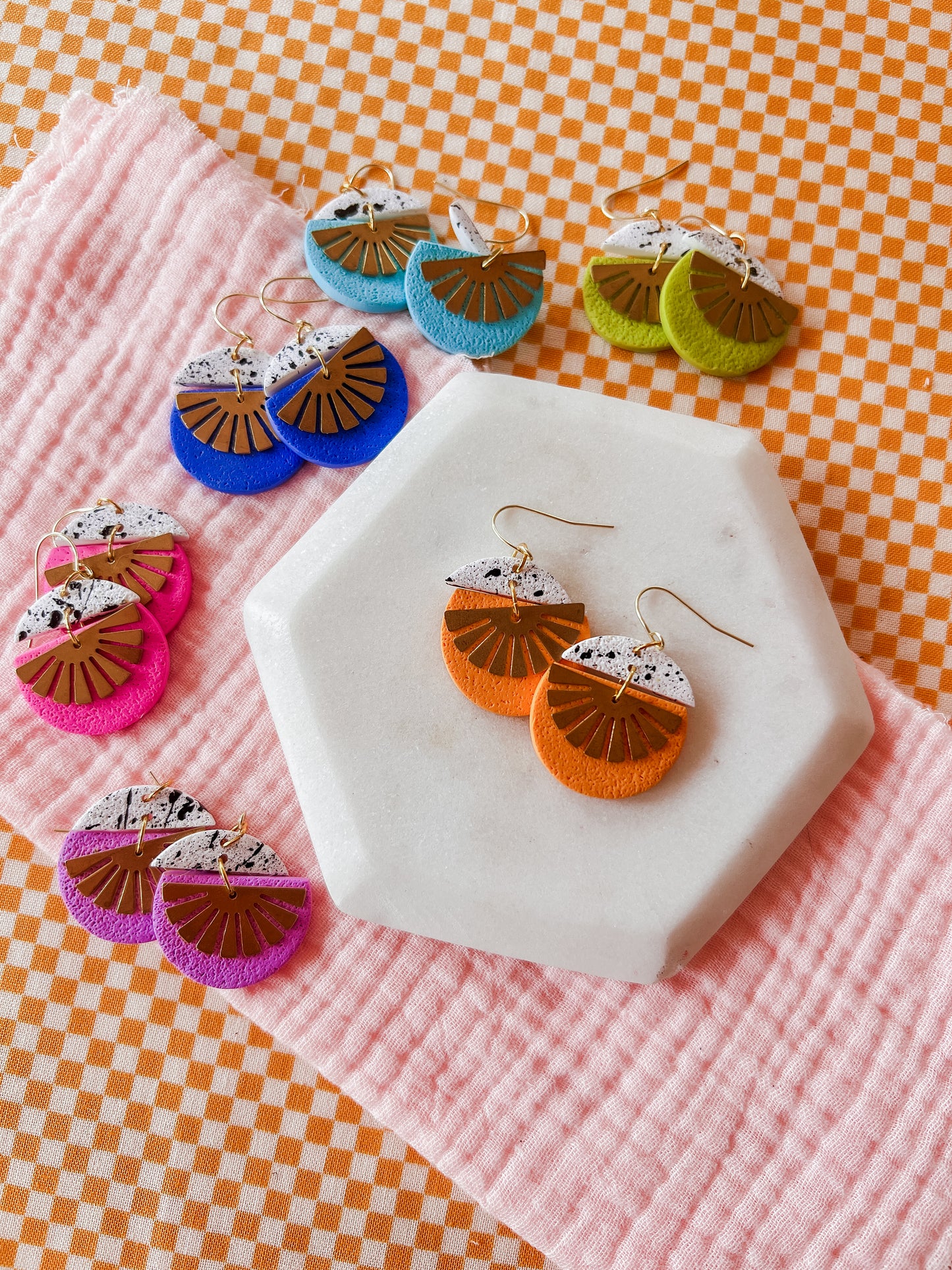 Luna | Polymer Clay Earrings