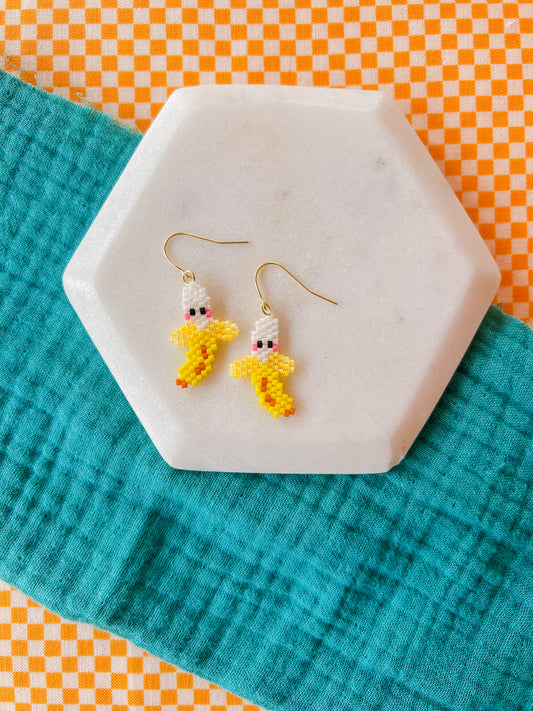 Banana Cutie | Beaded Earrings