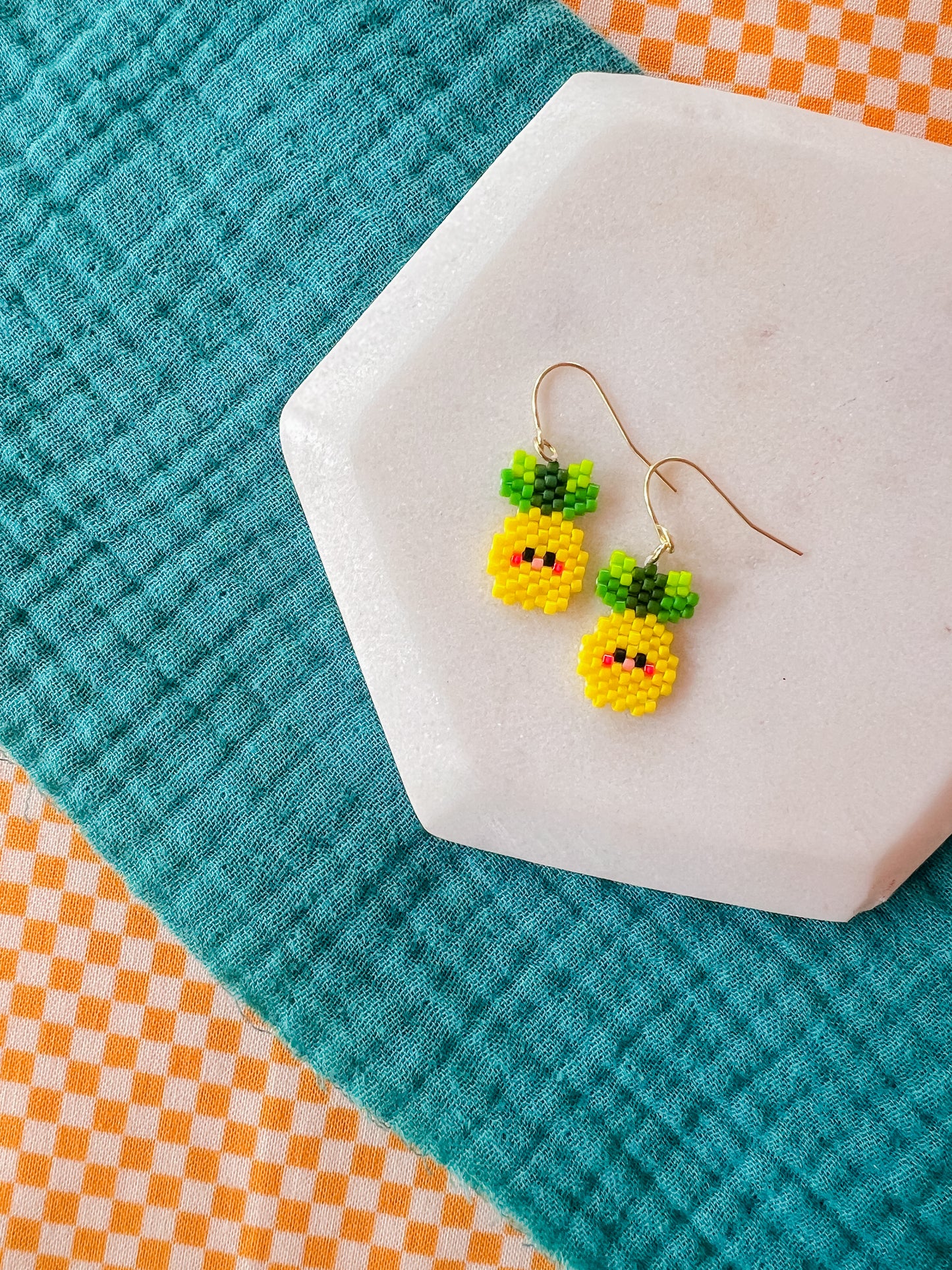 Pineapple Cutie | Beaded Earrings