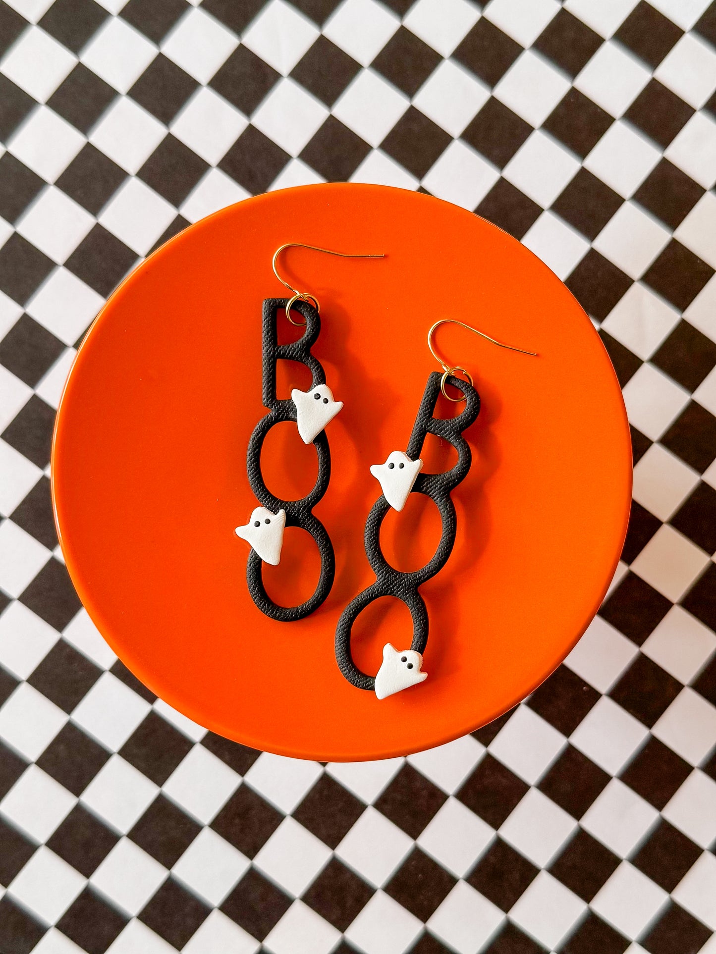 Boo Ghosts | Clay Earrings