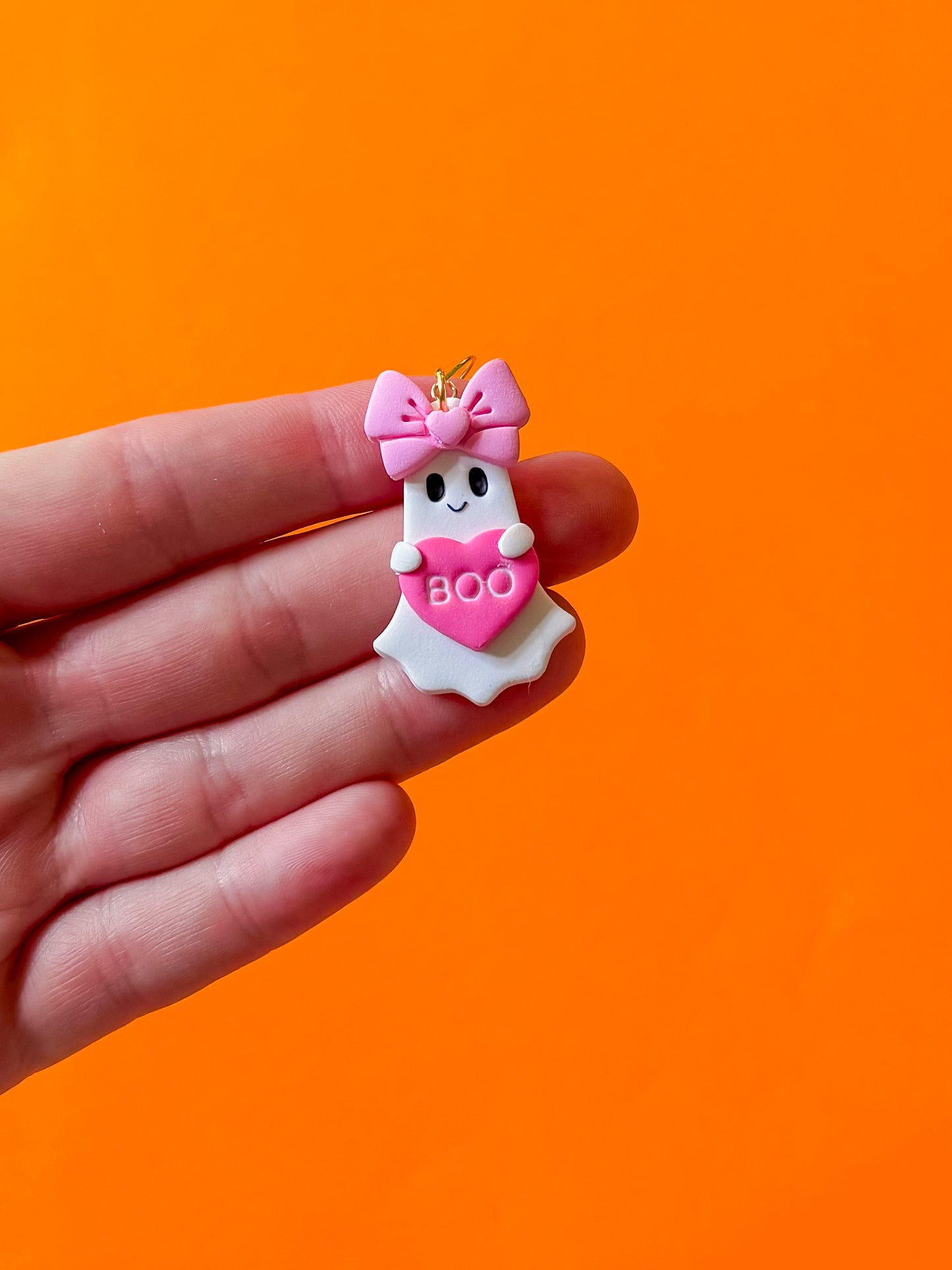 Girly Girl Ghosty | Clay Earrings