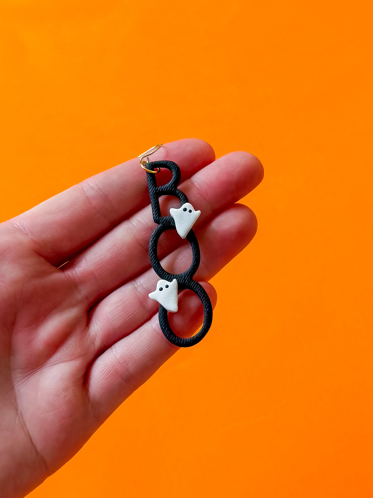 Boo Ghosts | Clay Earrings