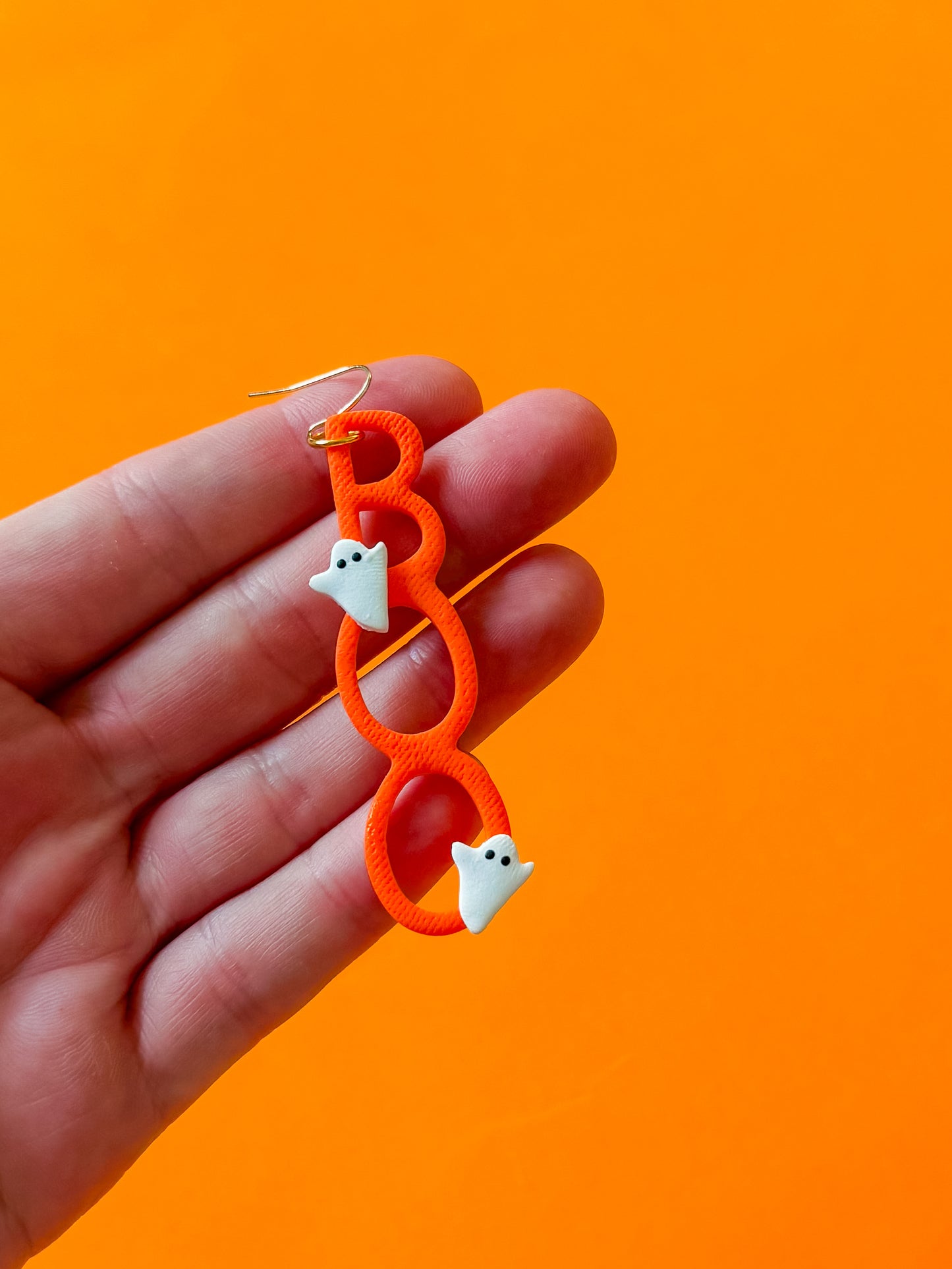 Boo Ghosts | Clay Earrings