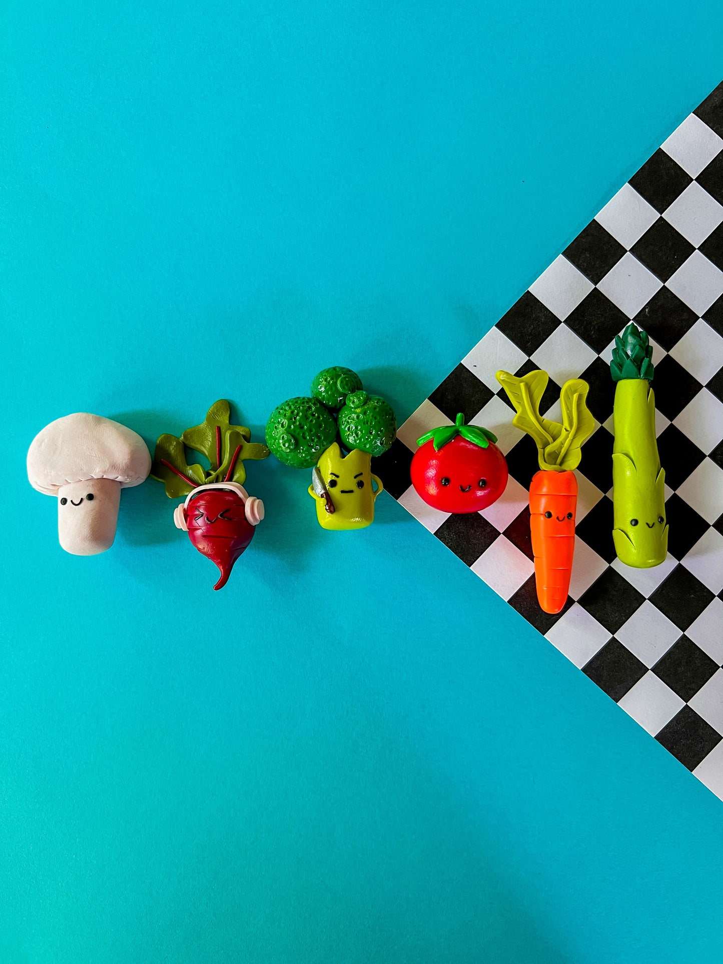 Farmers Market Collection | Vegetable Magnet Set
