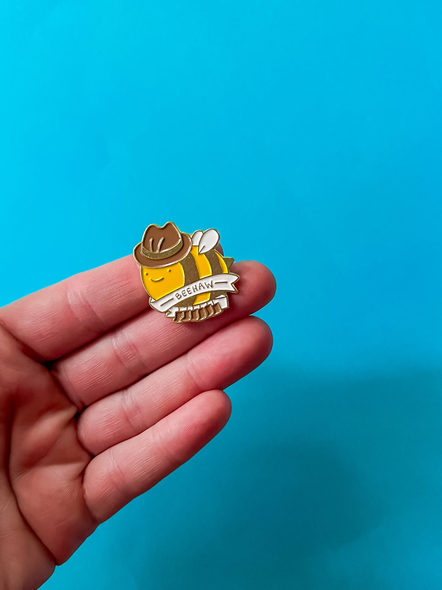 Cowboy Bee | Enamel Pin
