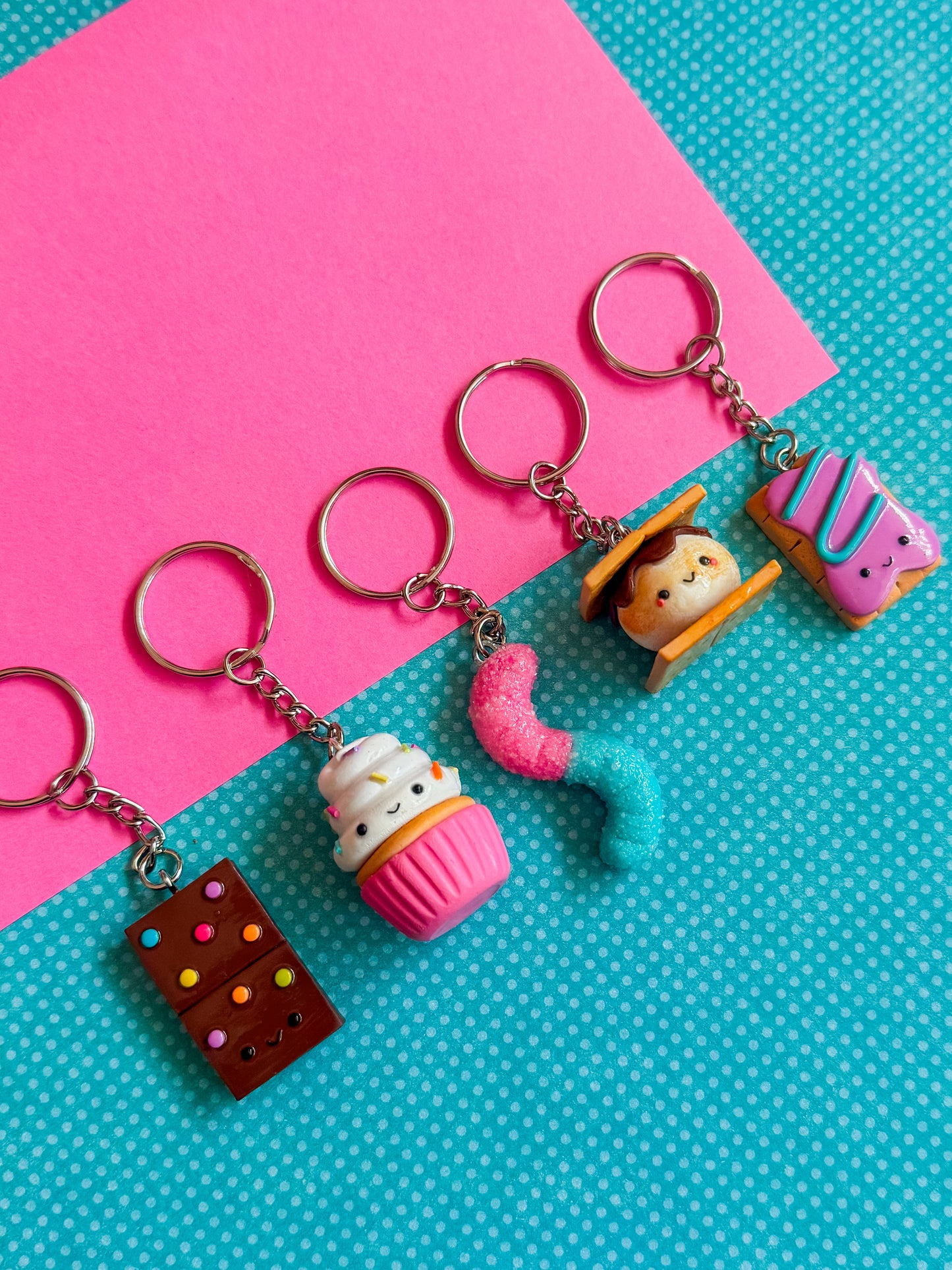 Pancake Keychain | Polymer Clay Keychain