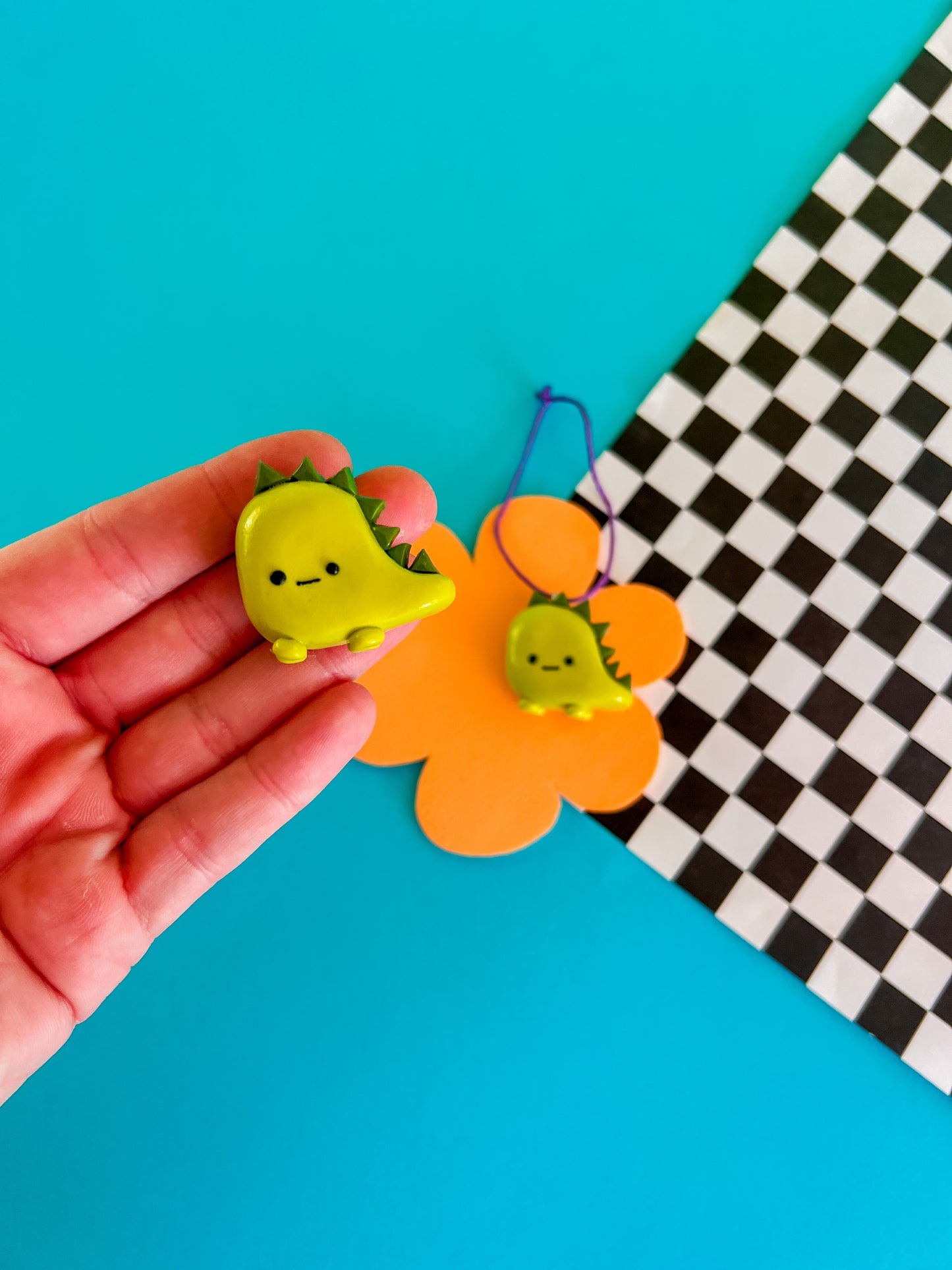 Dina | Dinosaur Magnet or Ornament