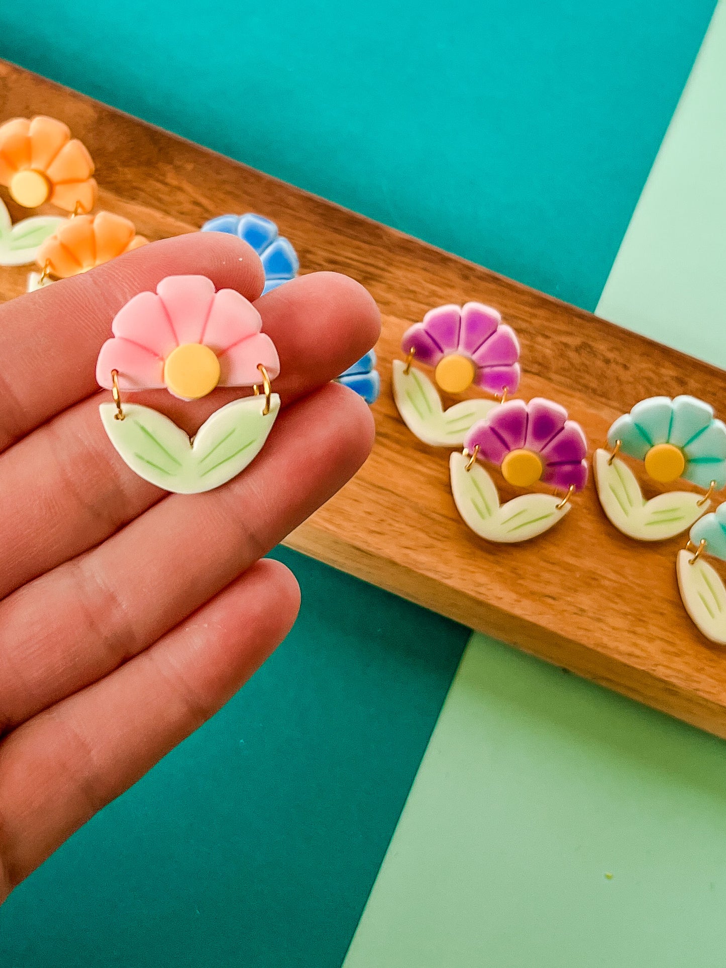 Hazel | Clay Earrings